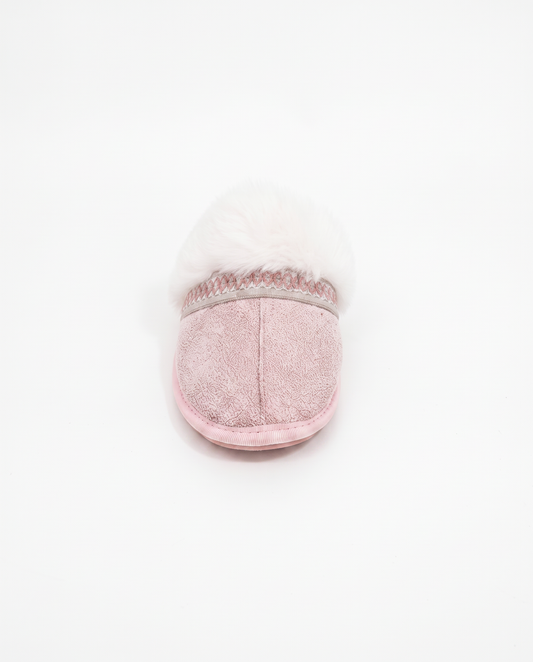 Pantofola invernale da effetto furry - Rosa