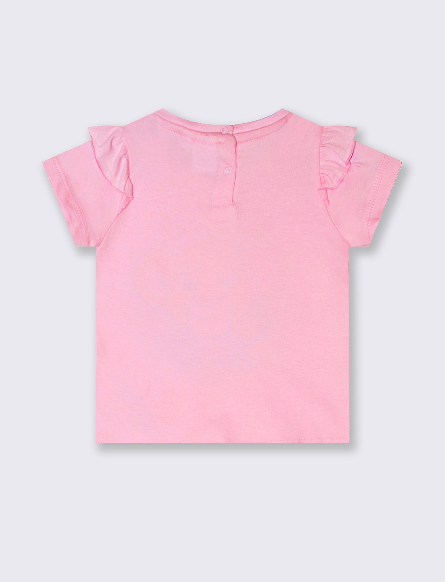 T shirt manica corta Disney da neonata - Rosa