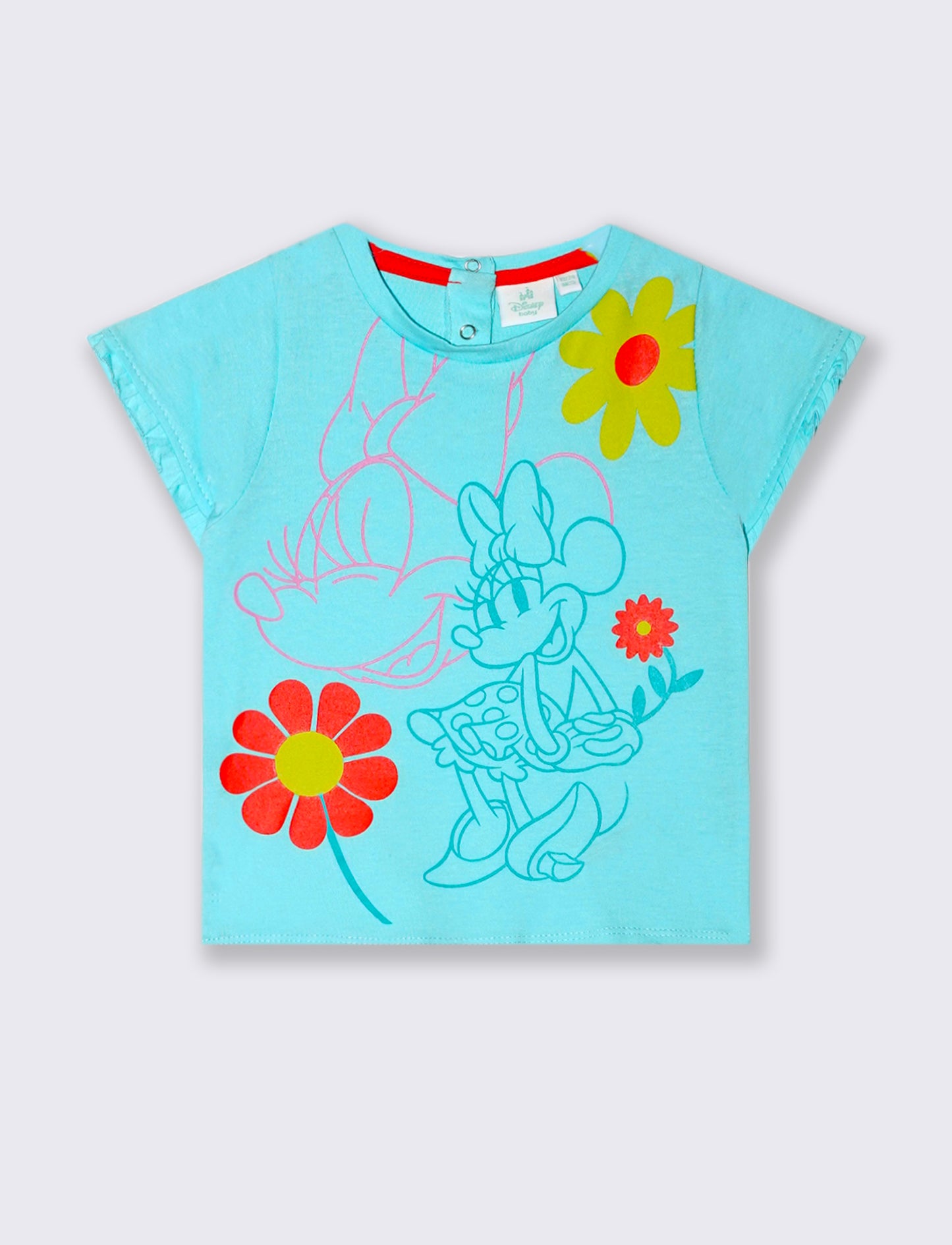 T shirt manica corta Disney da neonata - Azzurro