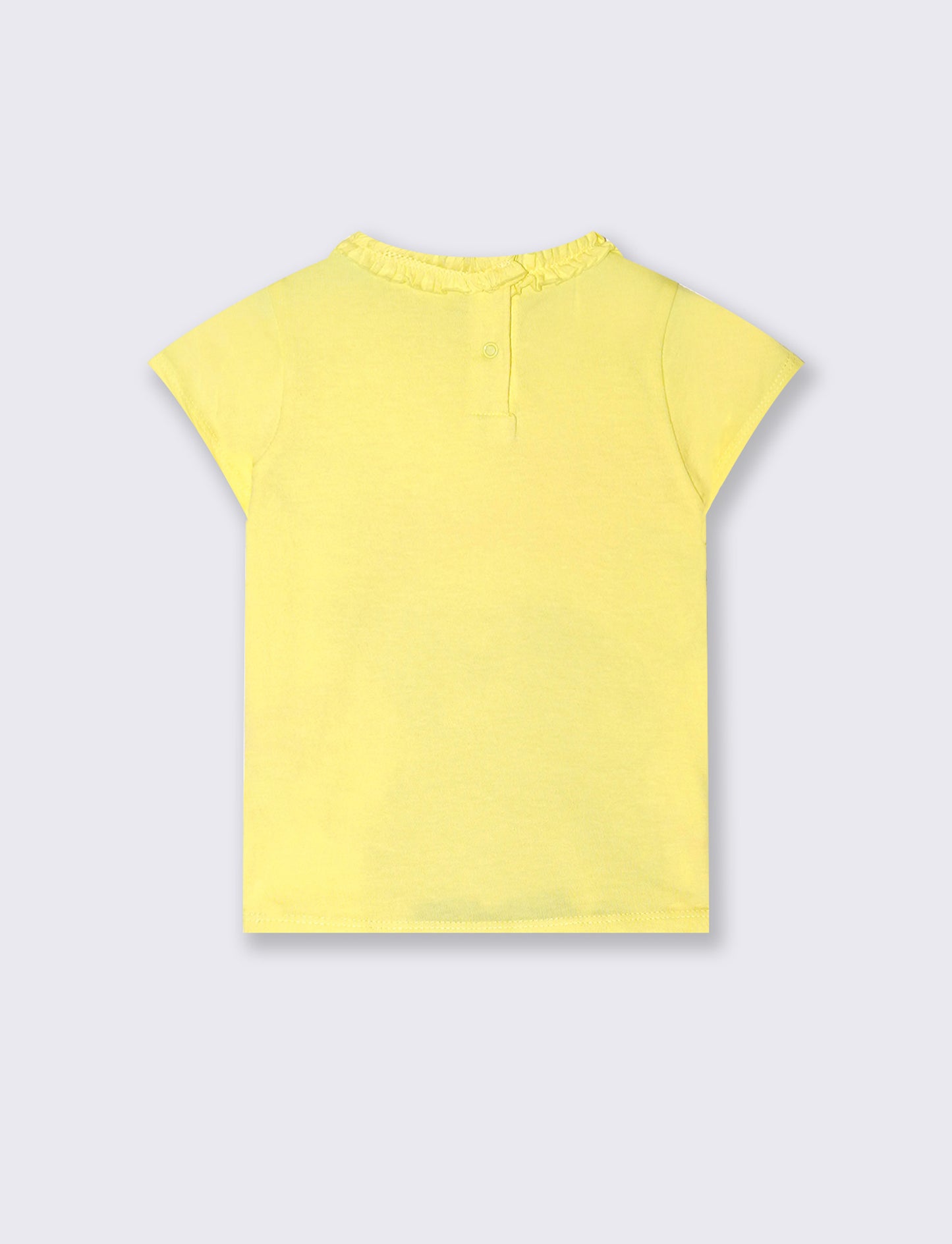 T shirt manica corta Disney da neonata - Giallo