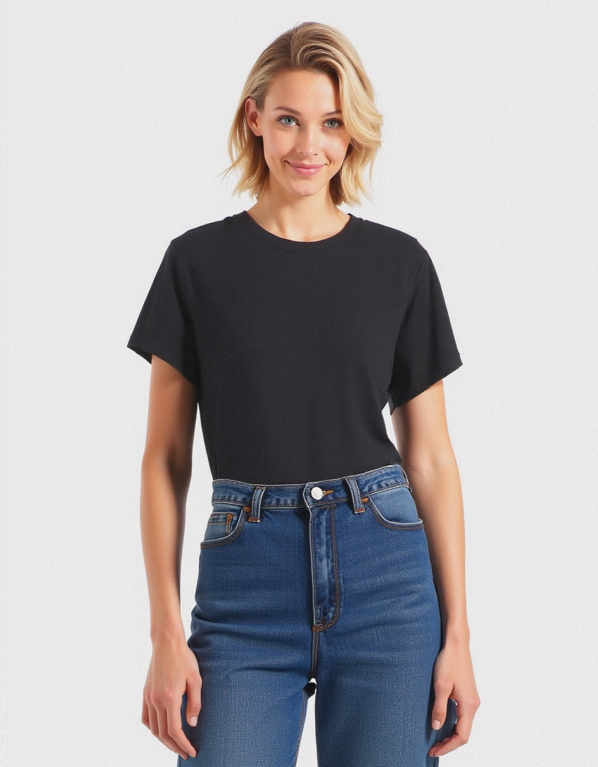 T-SHIRT BASICA - Nero