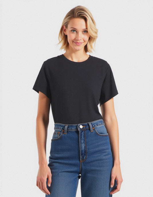 T-SHIRT BASICA - Nero