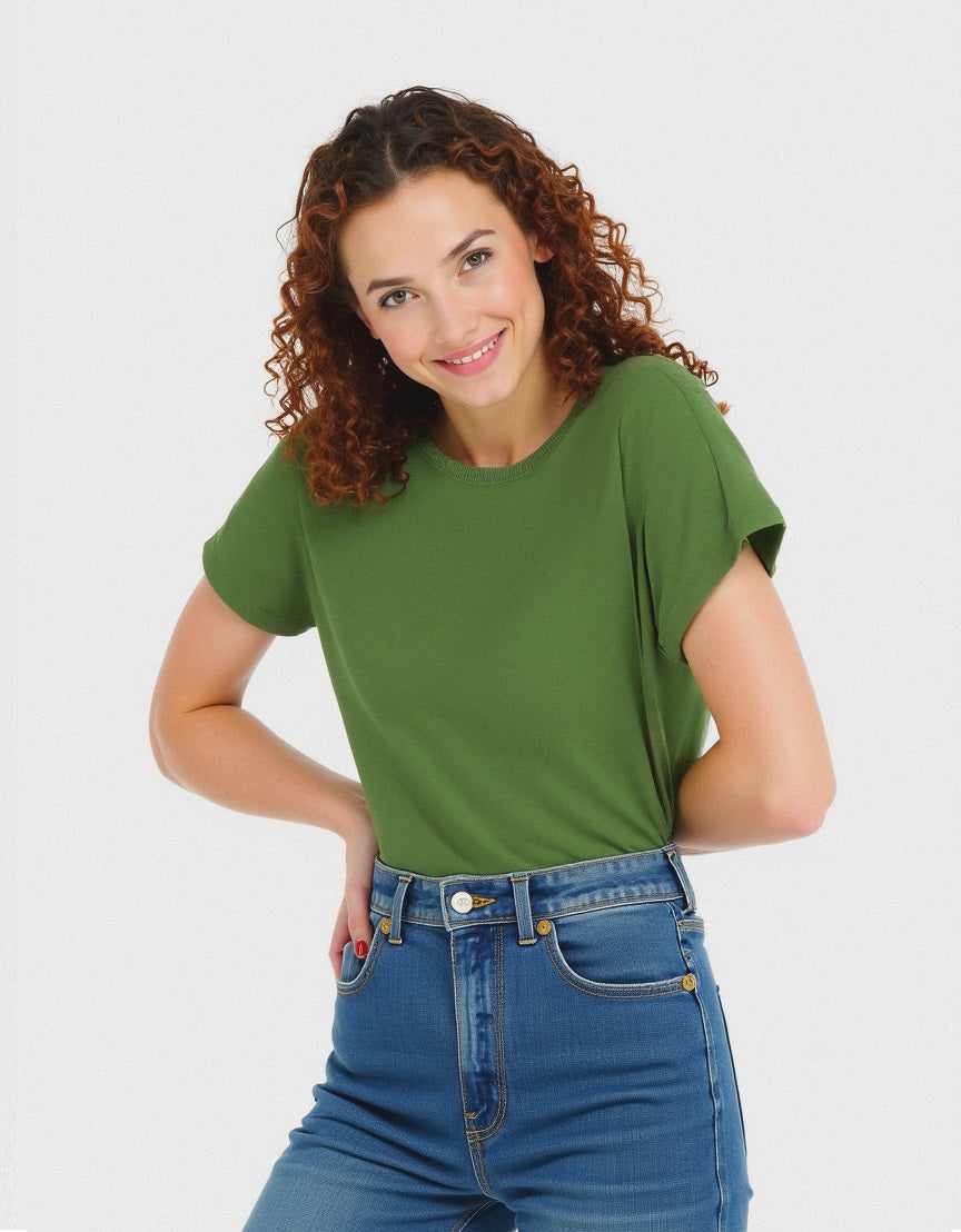 T-SHIRT BASICA - Verde