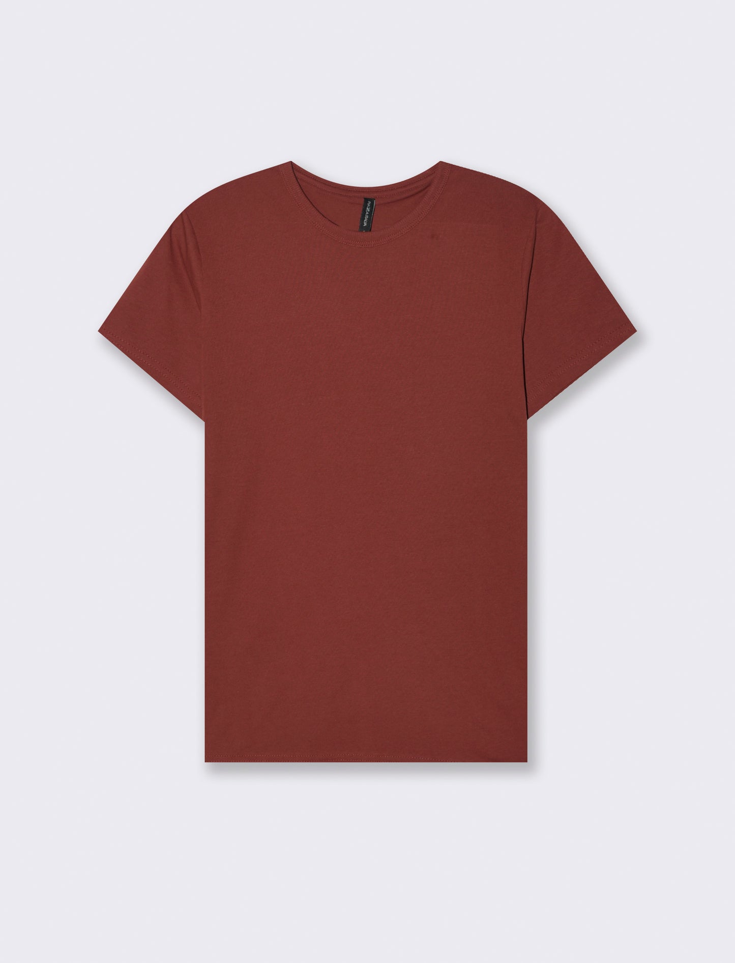 T-SHIRT BASICA - Marrone bruciato