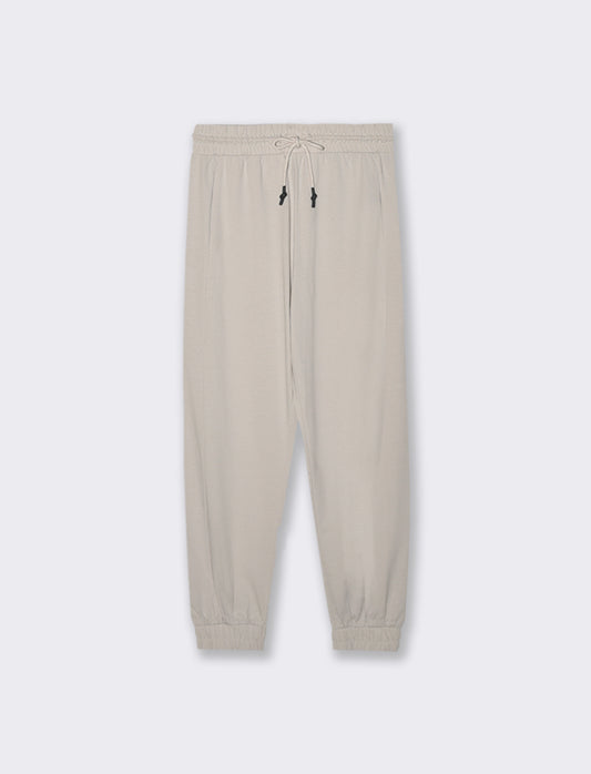 JOGGER CON COULISSE - Bianco gesso
