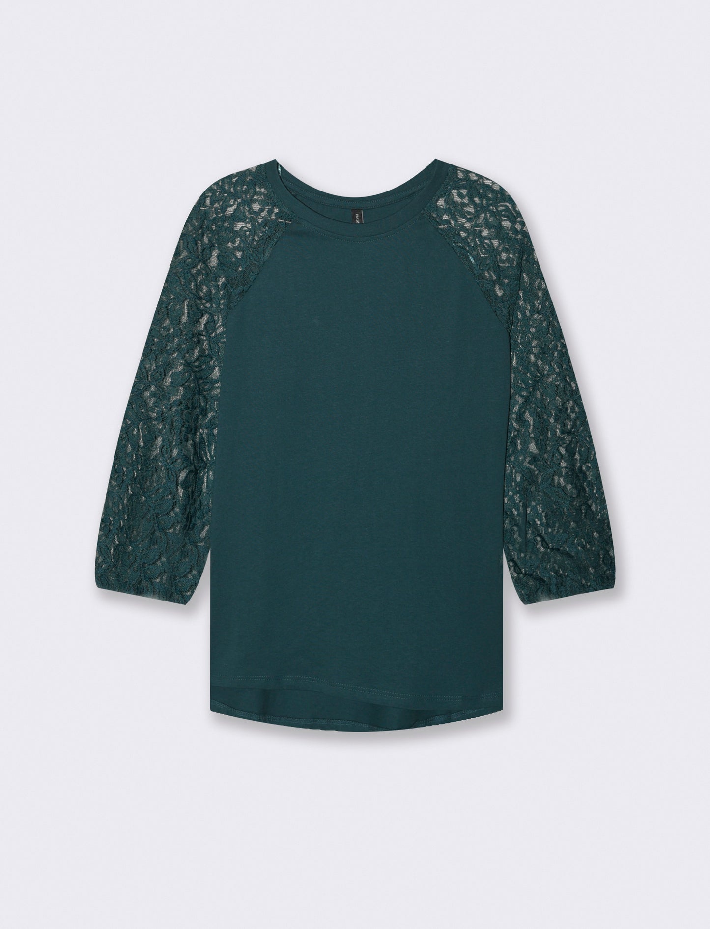 T-SHIRT CON MANICHE IN PIZZO - Ottanio