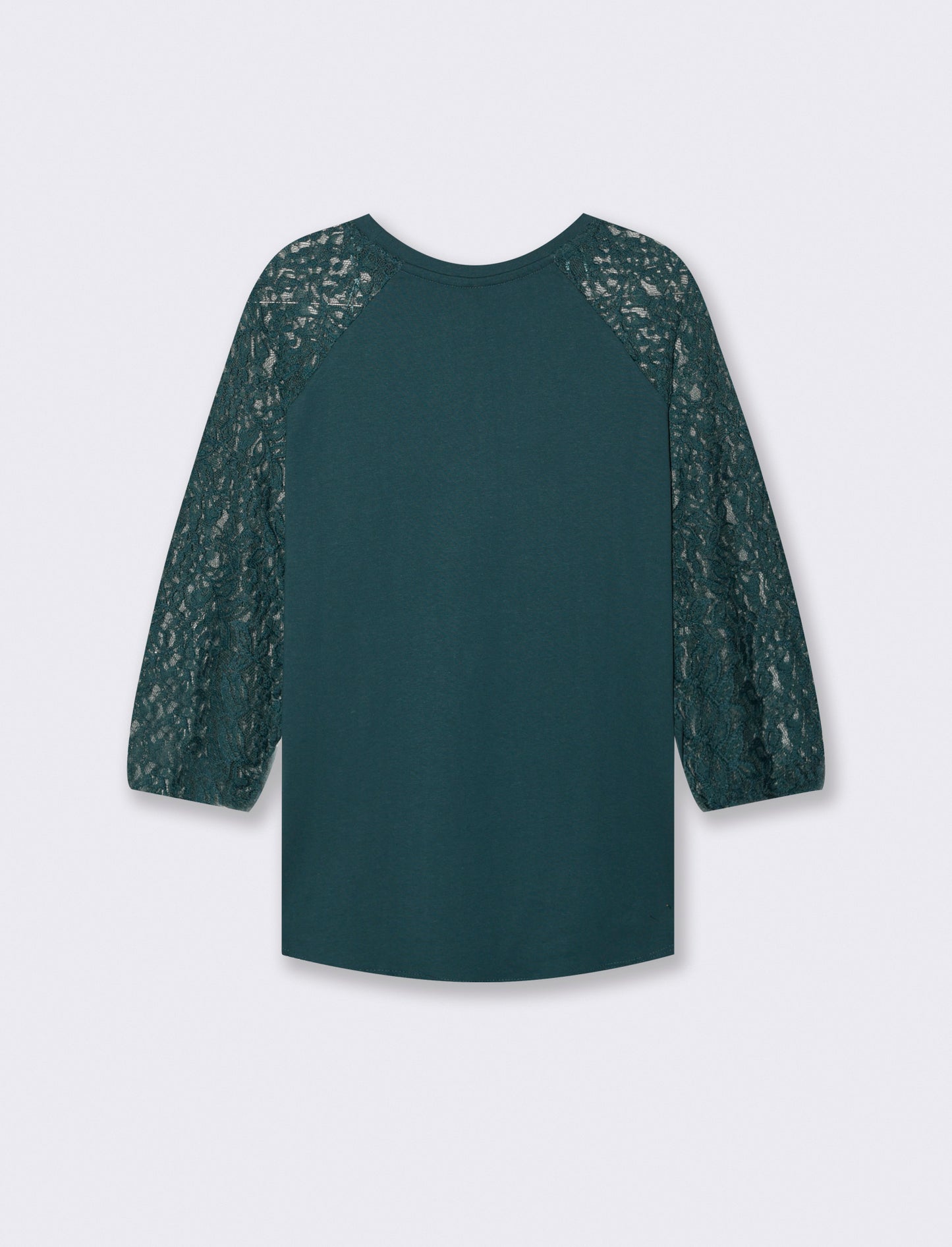 T-SHIRT CON MANICHE IN PIZZO - Ottanio