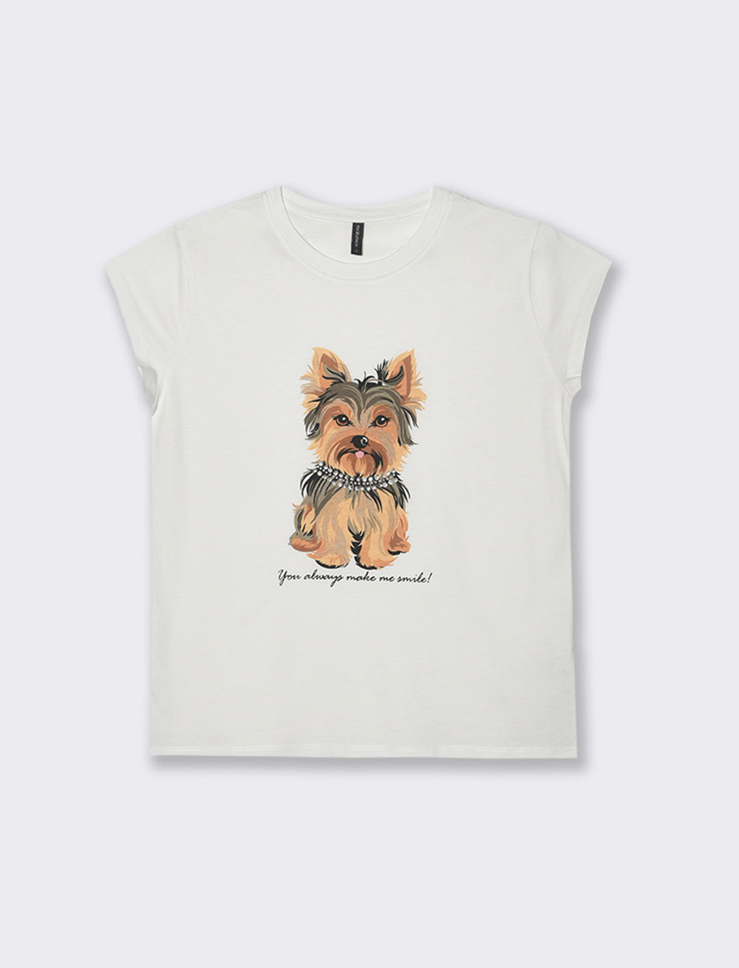 T-SHIRT CON STAMPA E APPLICAZIONI - var 2
