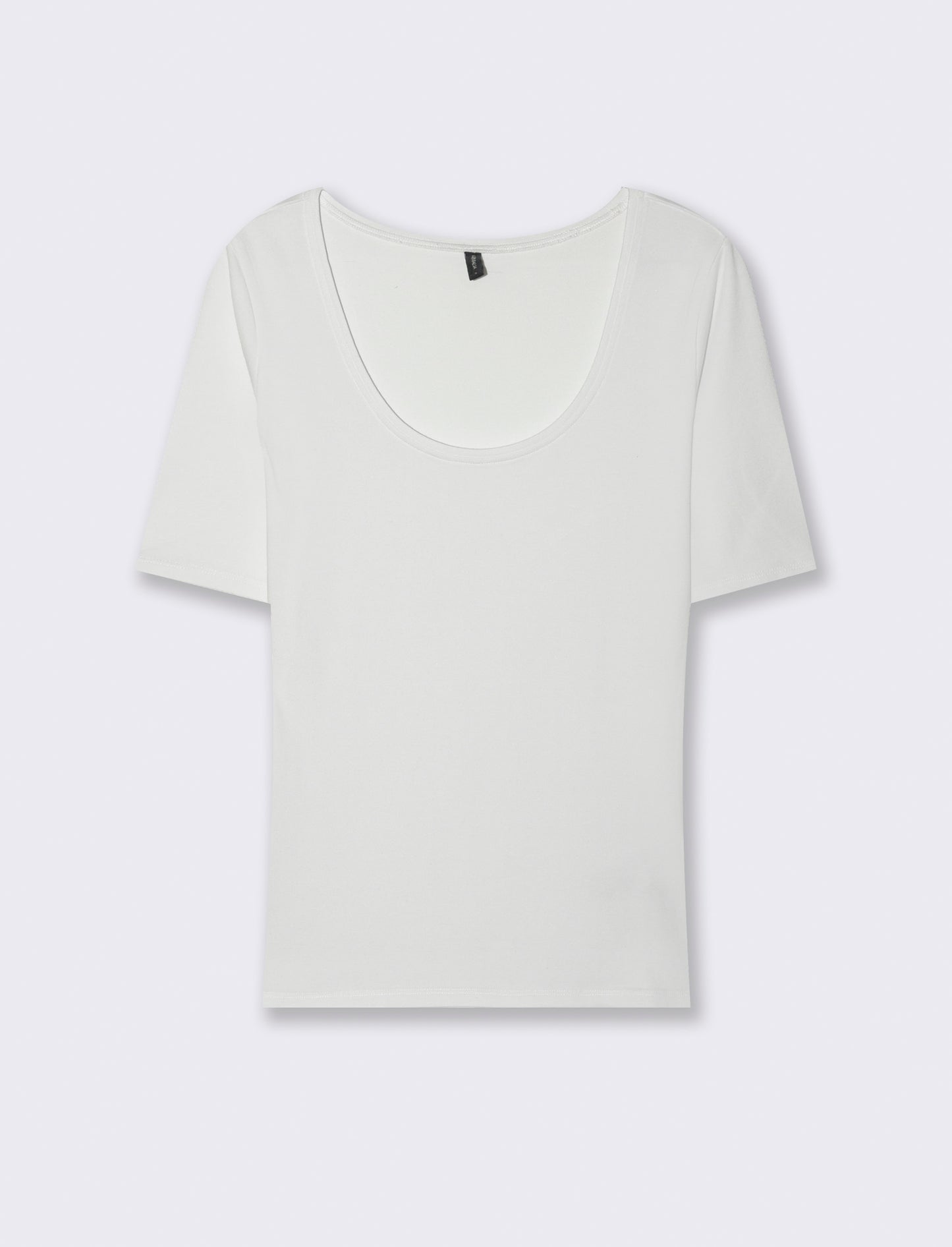 T-SHIRT CON MANICA A 3/4 - Bianco