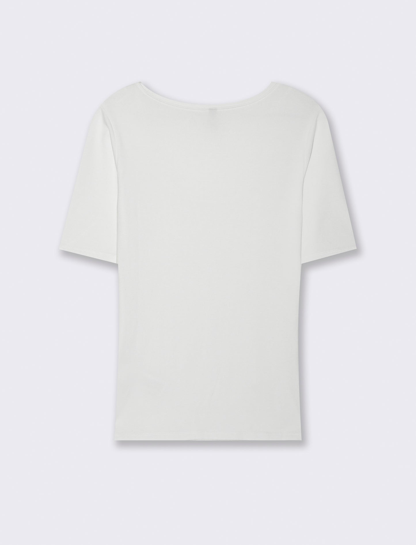 T-SHIRT CON MANICA A 3/4 - Bianco