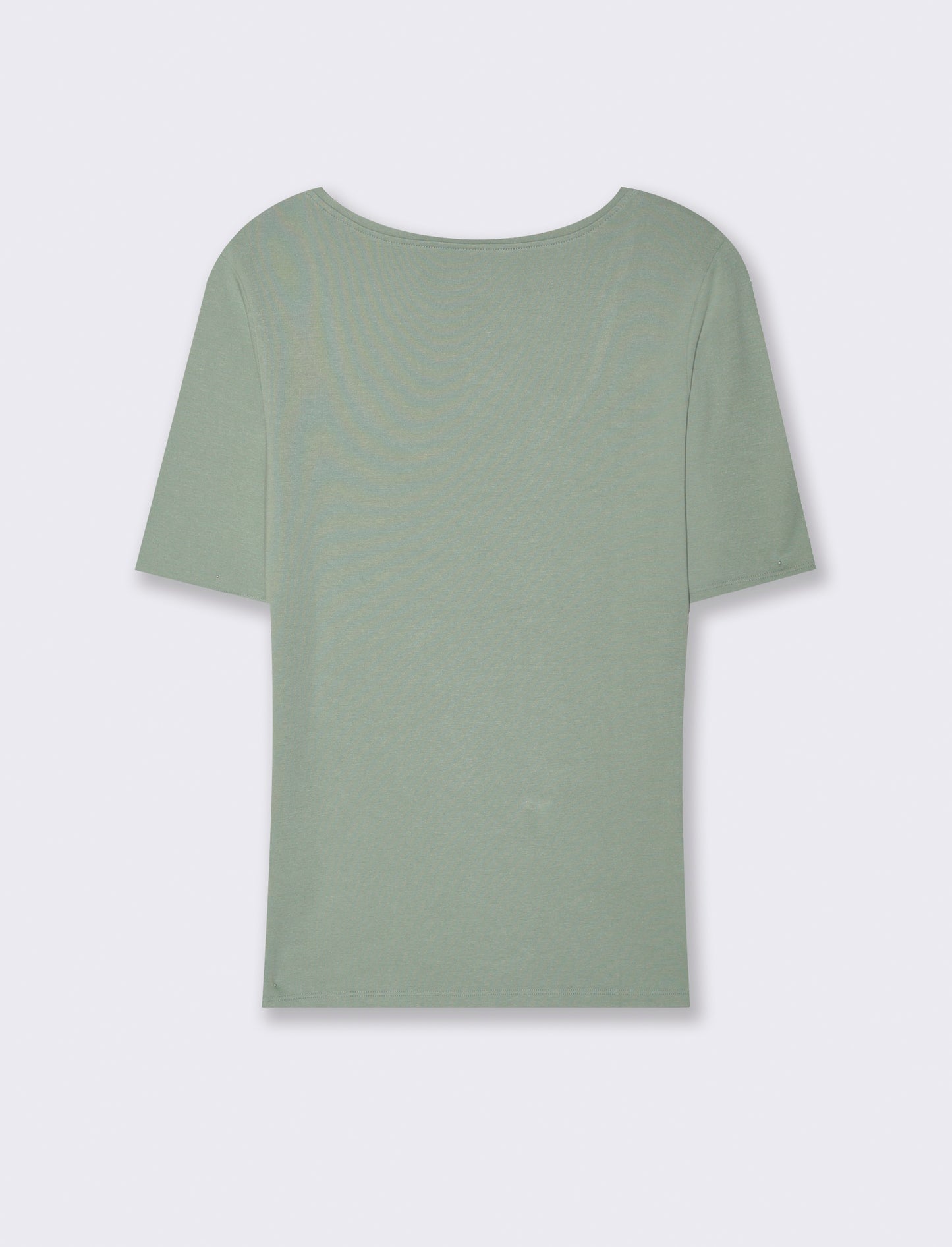 T-SHIRT CON MANICA A 3/4 - Verde foresta