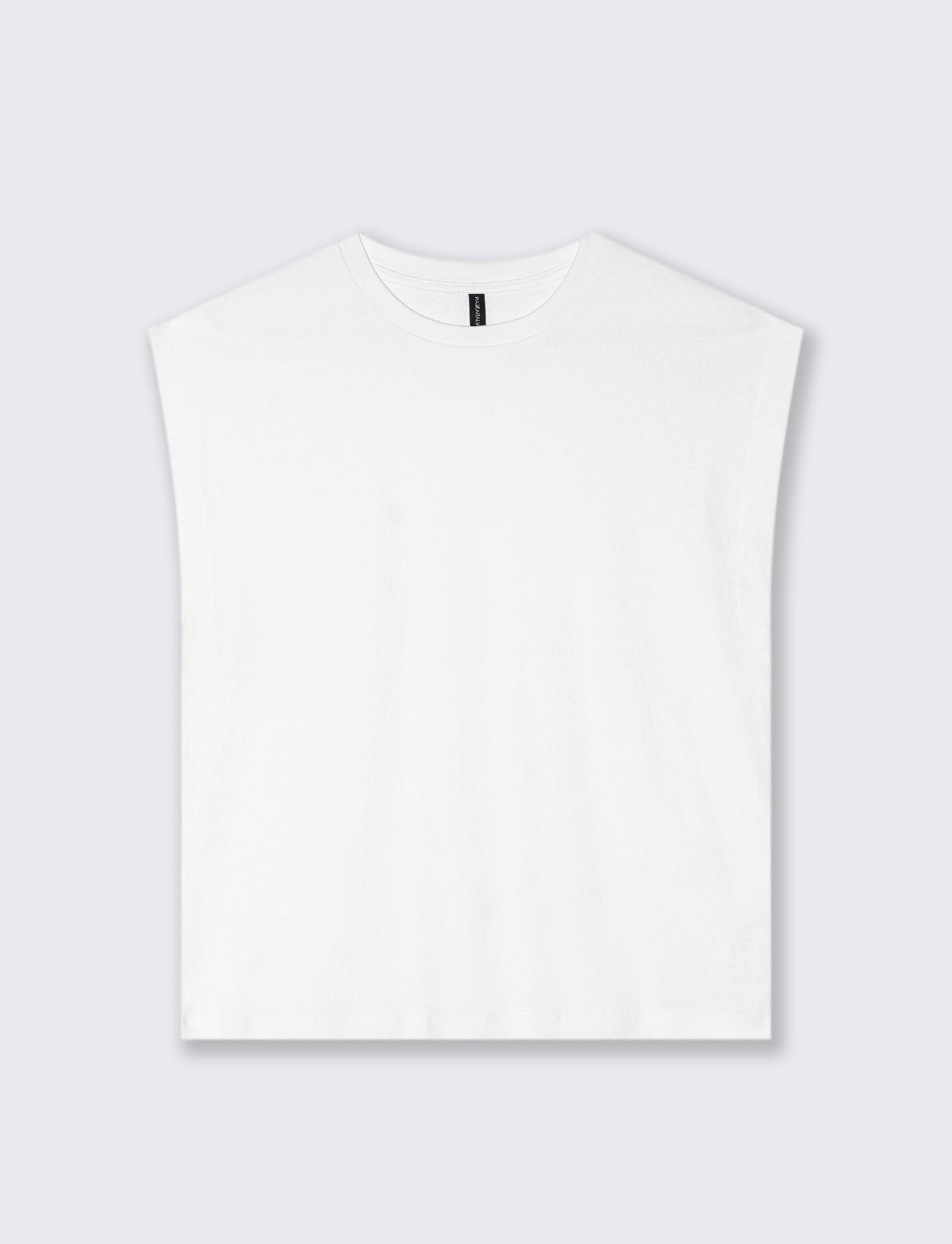 T-SHIRT A COSTE - Bianco