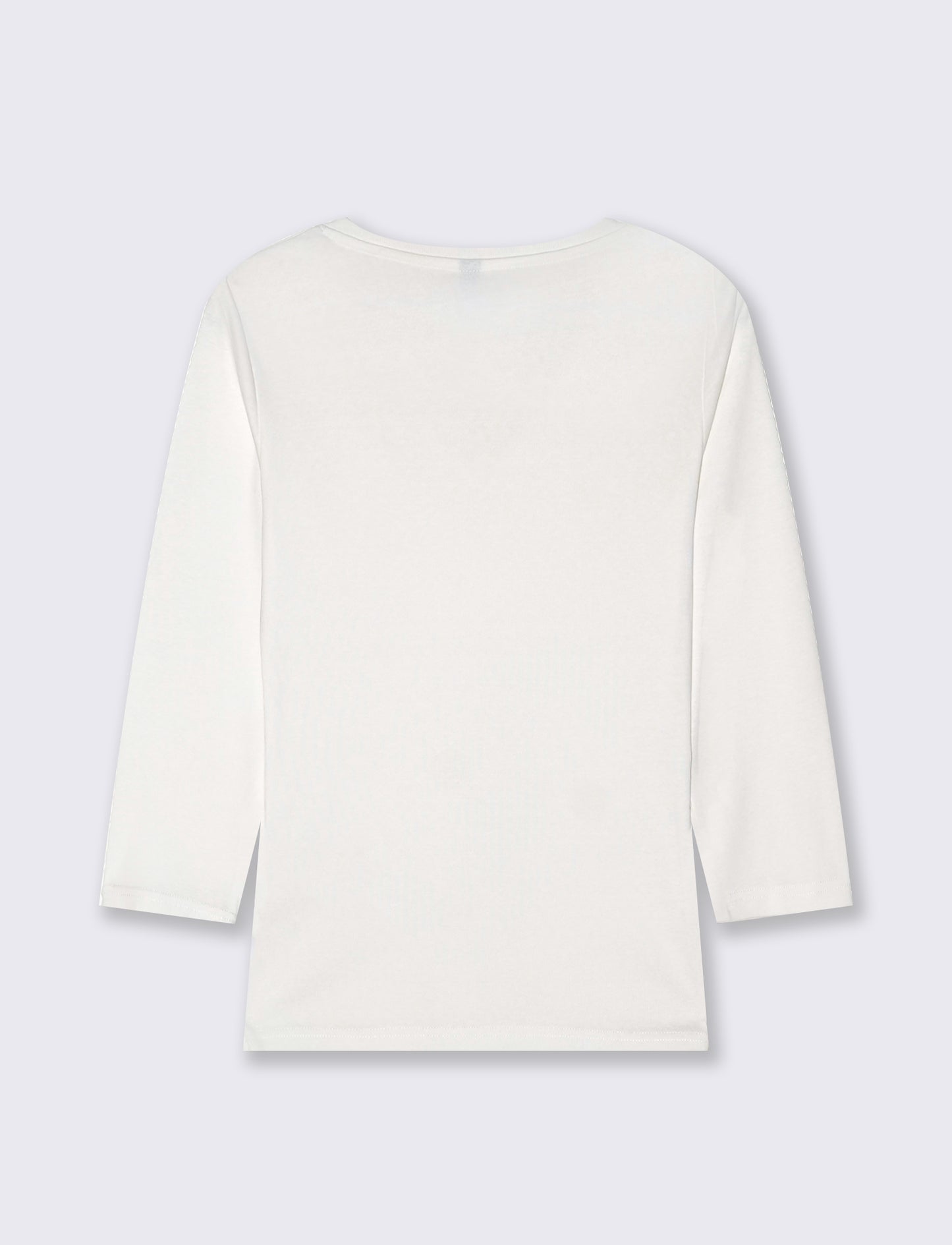 T-SHIRT BASICA - Bianco latte