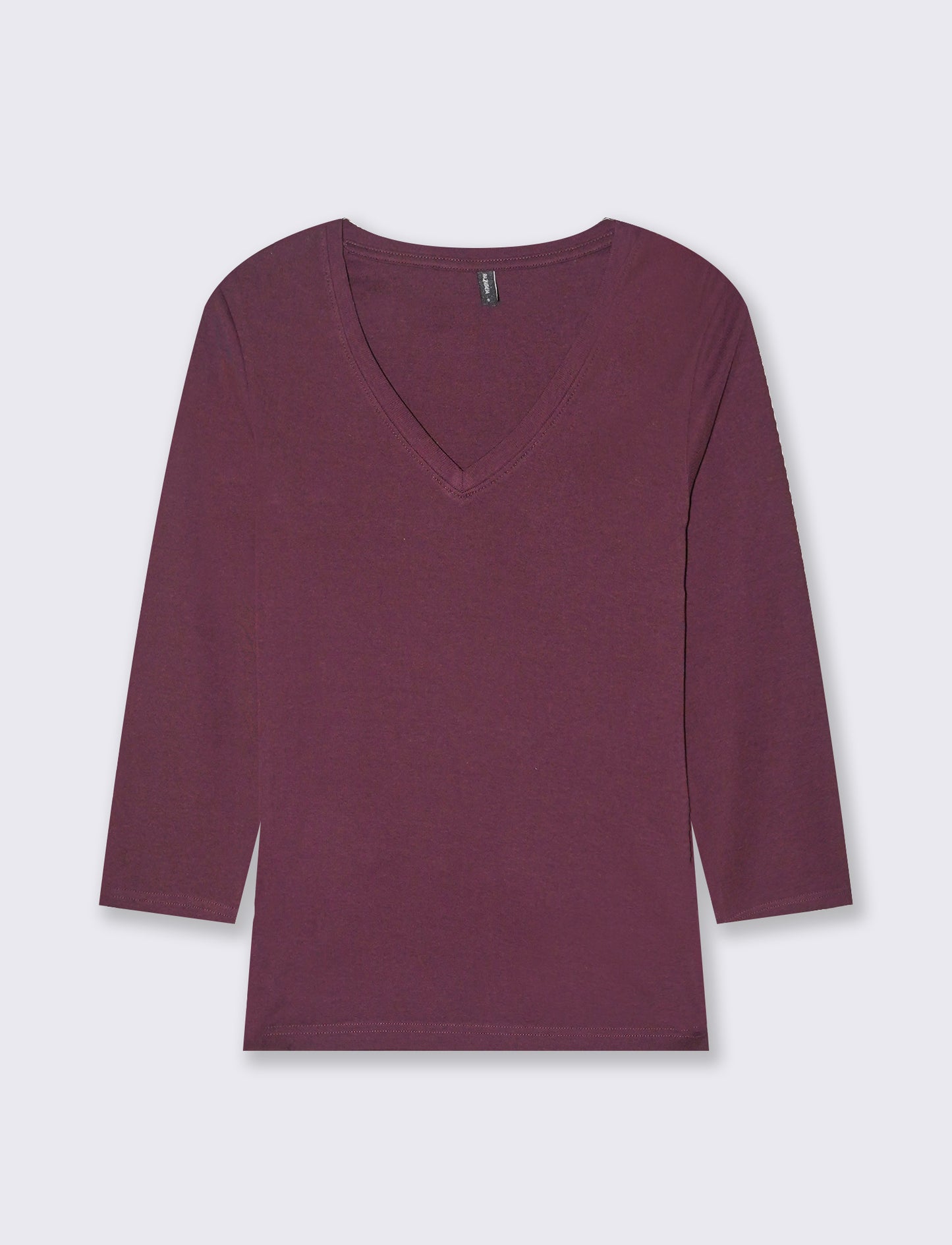 T-SHIRT BASICA - Bordeaux