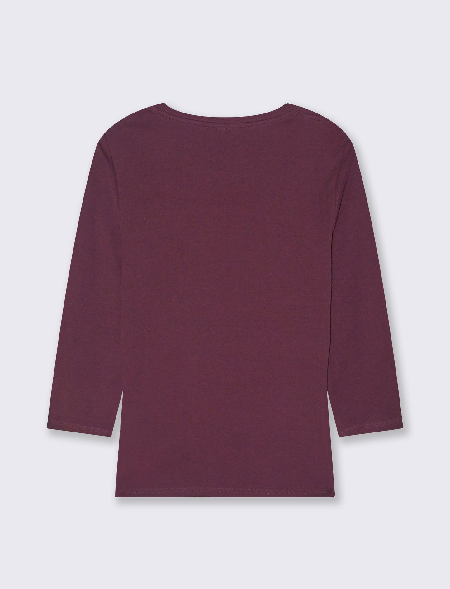 T-SHIRT BASICA - Bordeaux