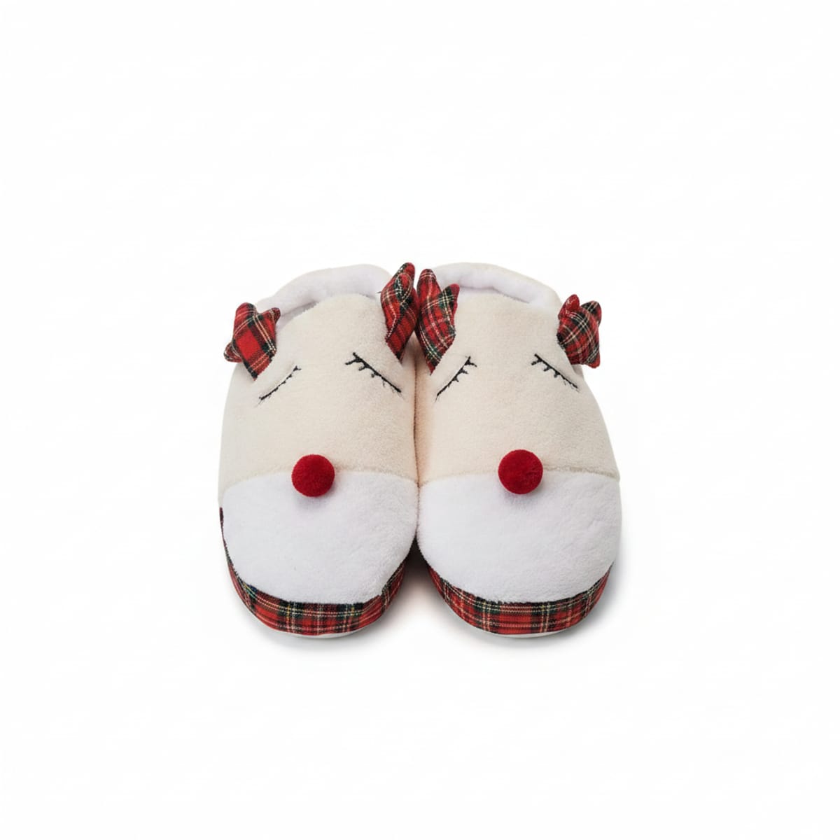 Women's Christmas Slipper - White