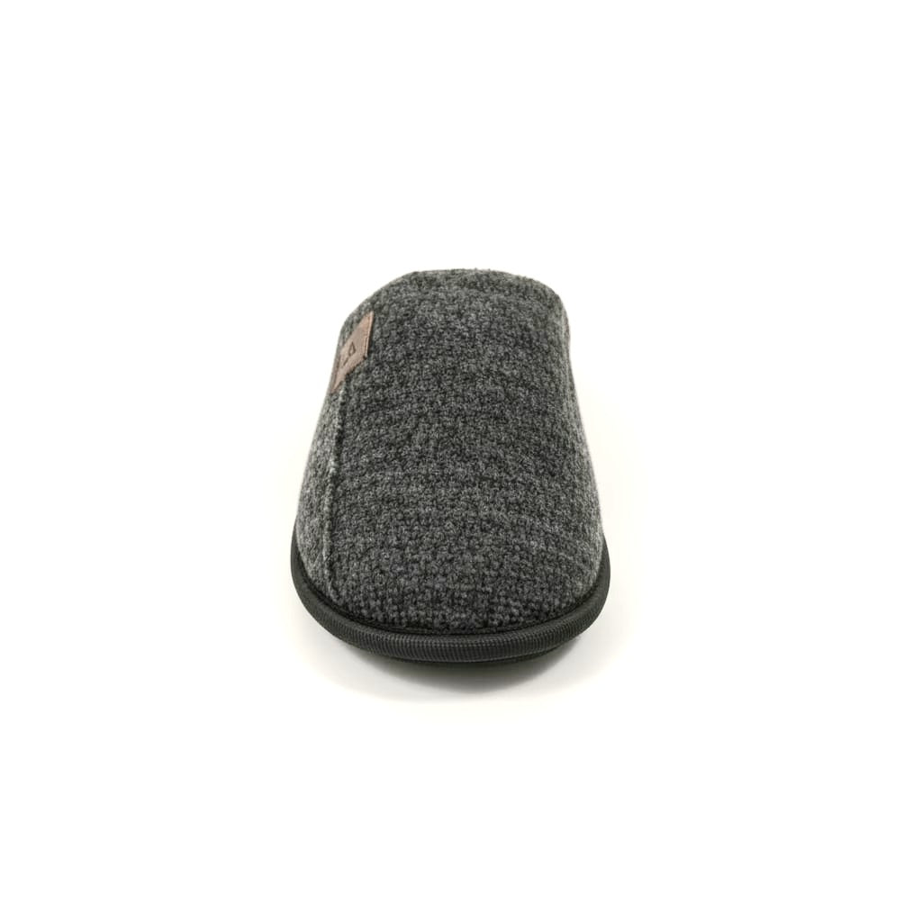 Pantofola da uomo con fodera calda - Grigio