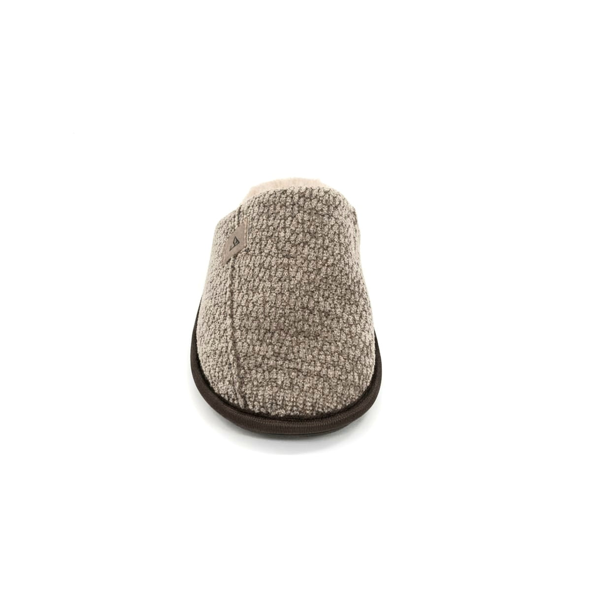 Men's slipper with warm lining - Brown