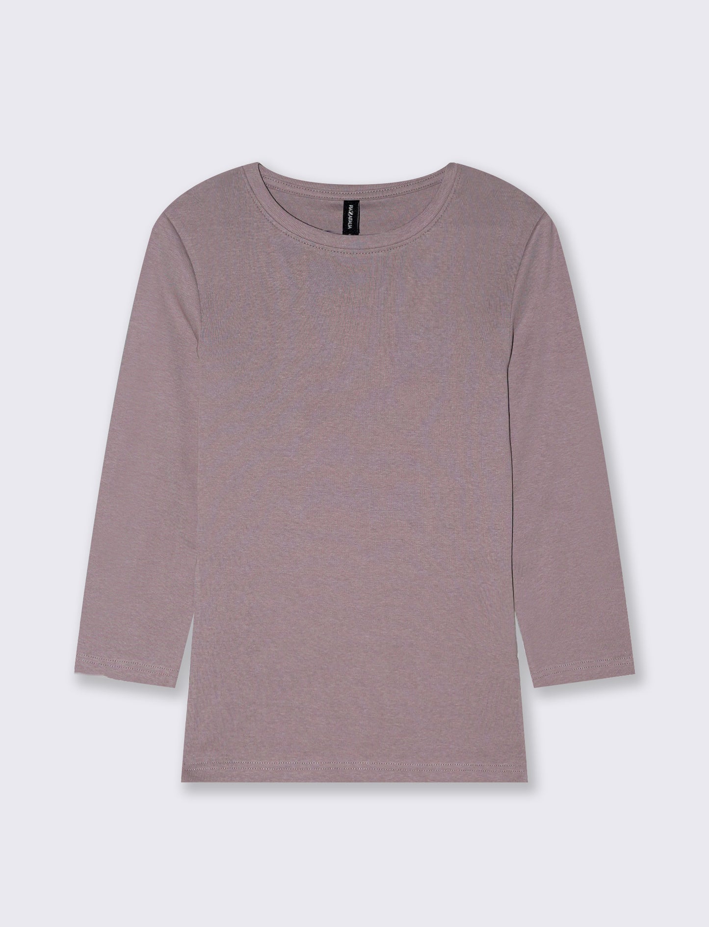T-SHIRT A COSTE - Viola glicine