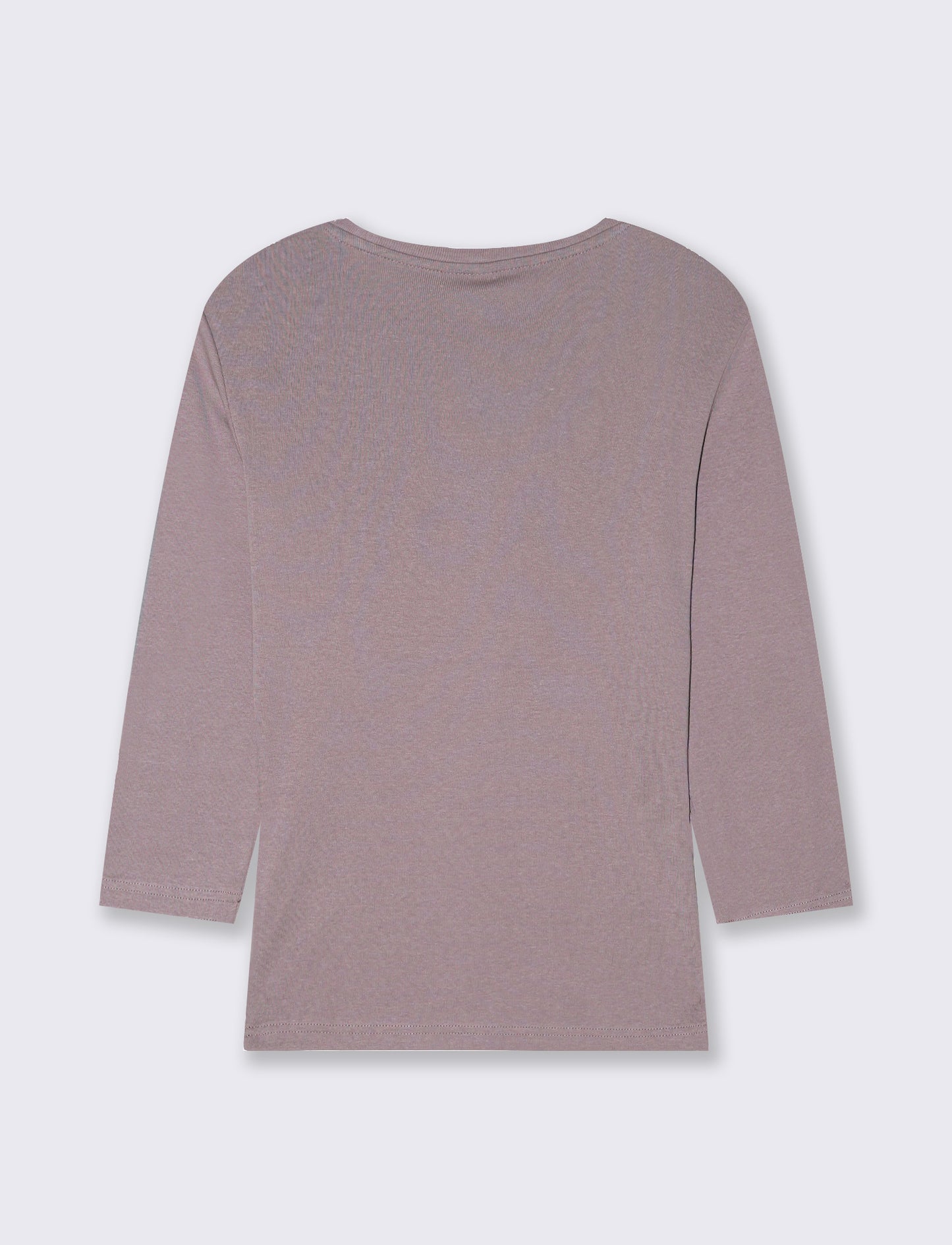 T-SHIRT A COSTE - Viola glicine