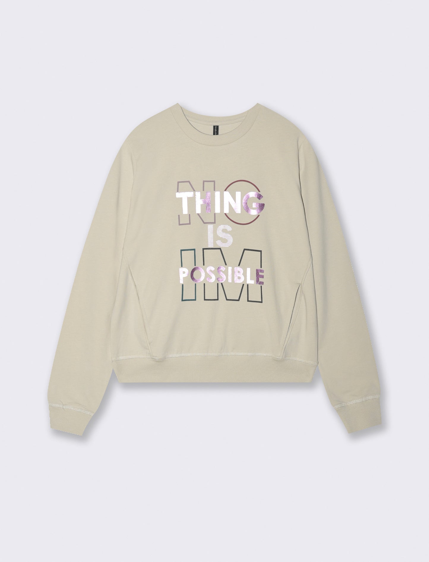 T-SHIRT MANICA LUNGA - Bianco gesso