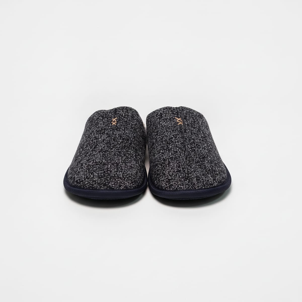 Men's slipper with fur-effect lining - Blue