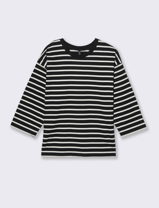 T-SHIRT CON FANTASIA A STRISCE - var 1