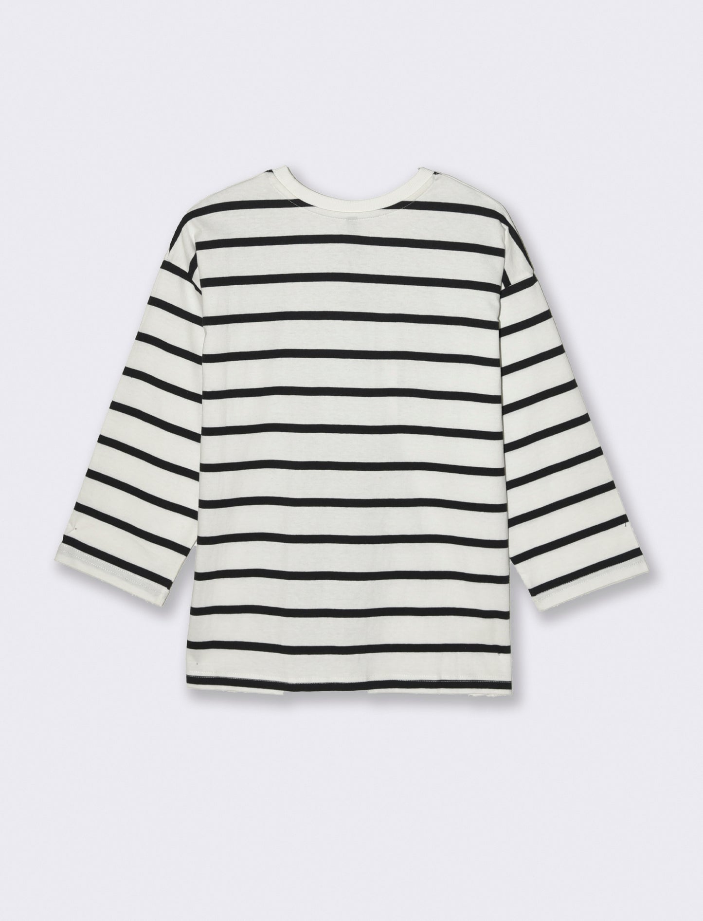 T-SHIRT CON FANTASIA A STRISCE - var 2