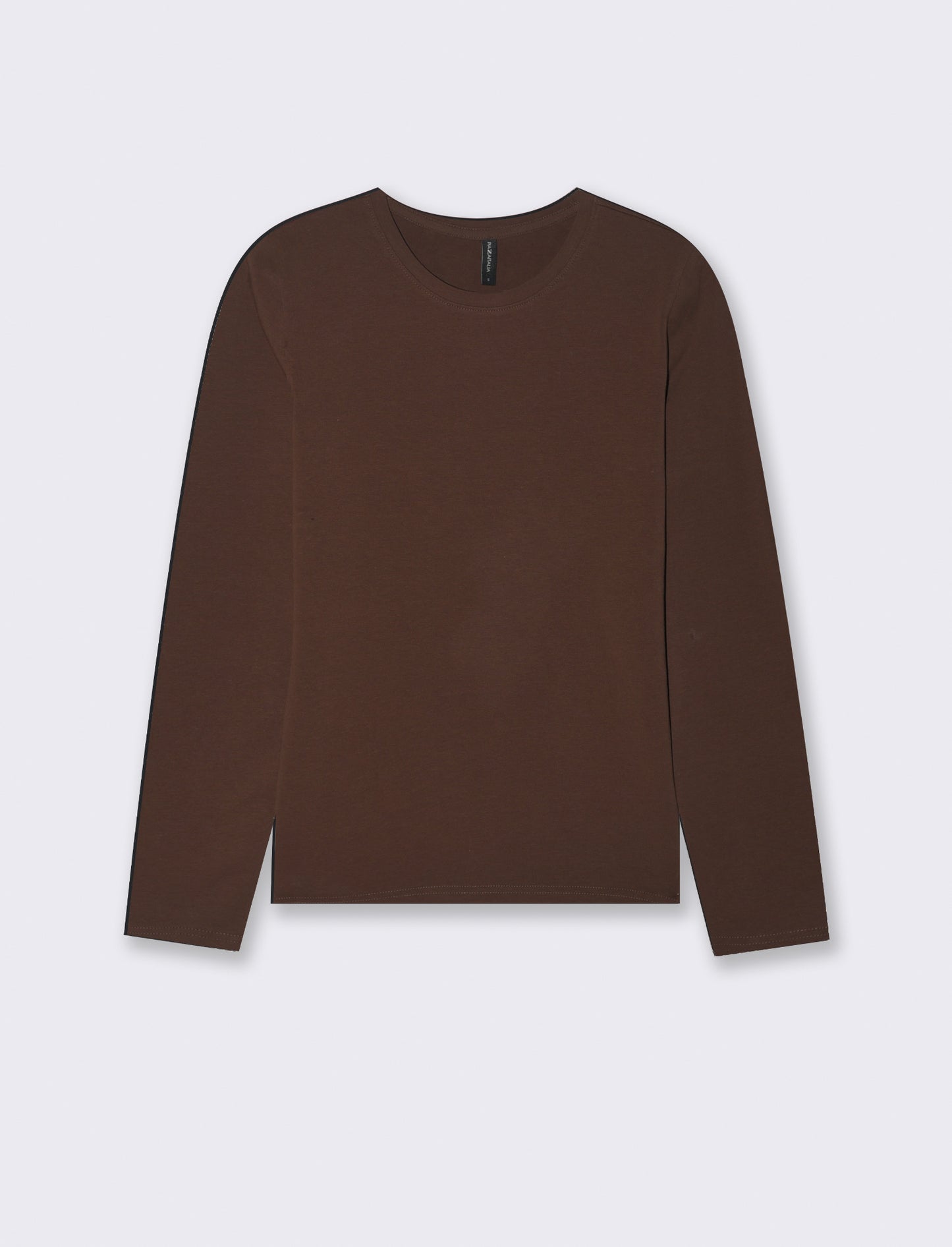T-SHIRT BASICA - Marrone cioccolato
