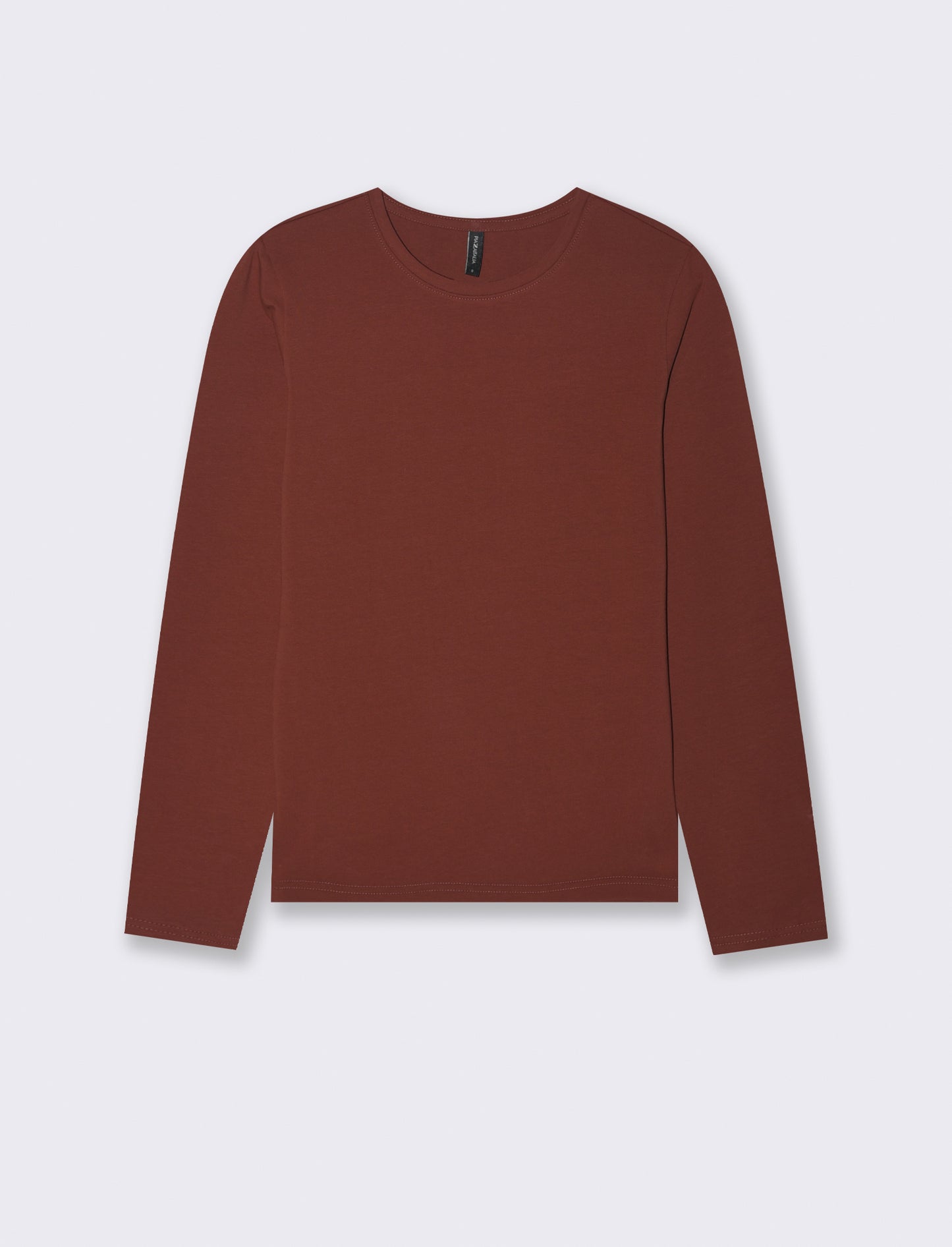 T-SHIRT BASICA - Marrone bruciato