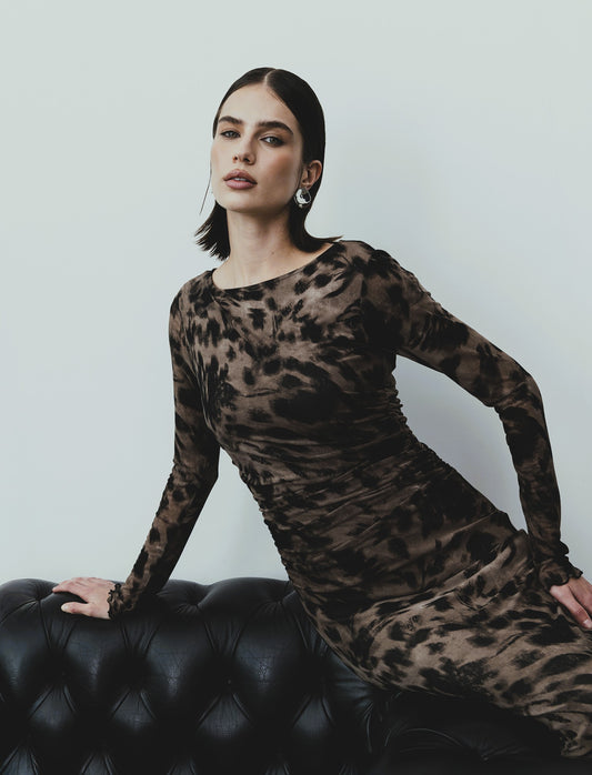 VESTITO LUNGO CON ARRICCIO - var 1