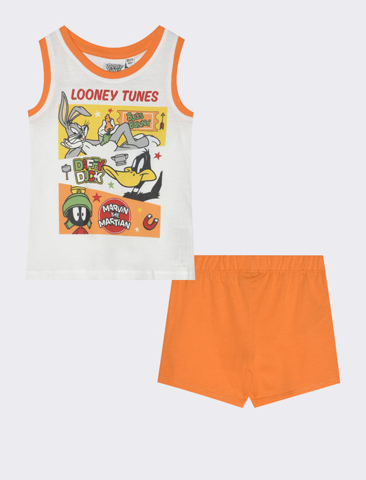Set Looney Tunes da neonato - Bianco