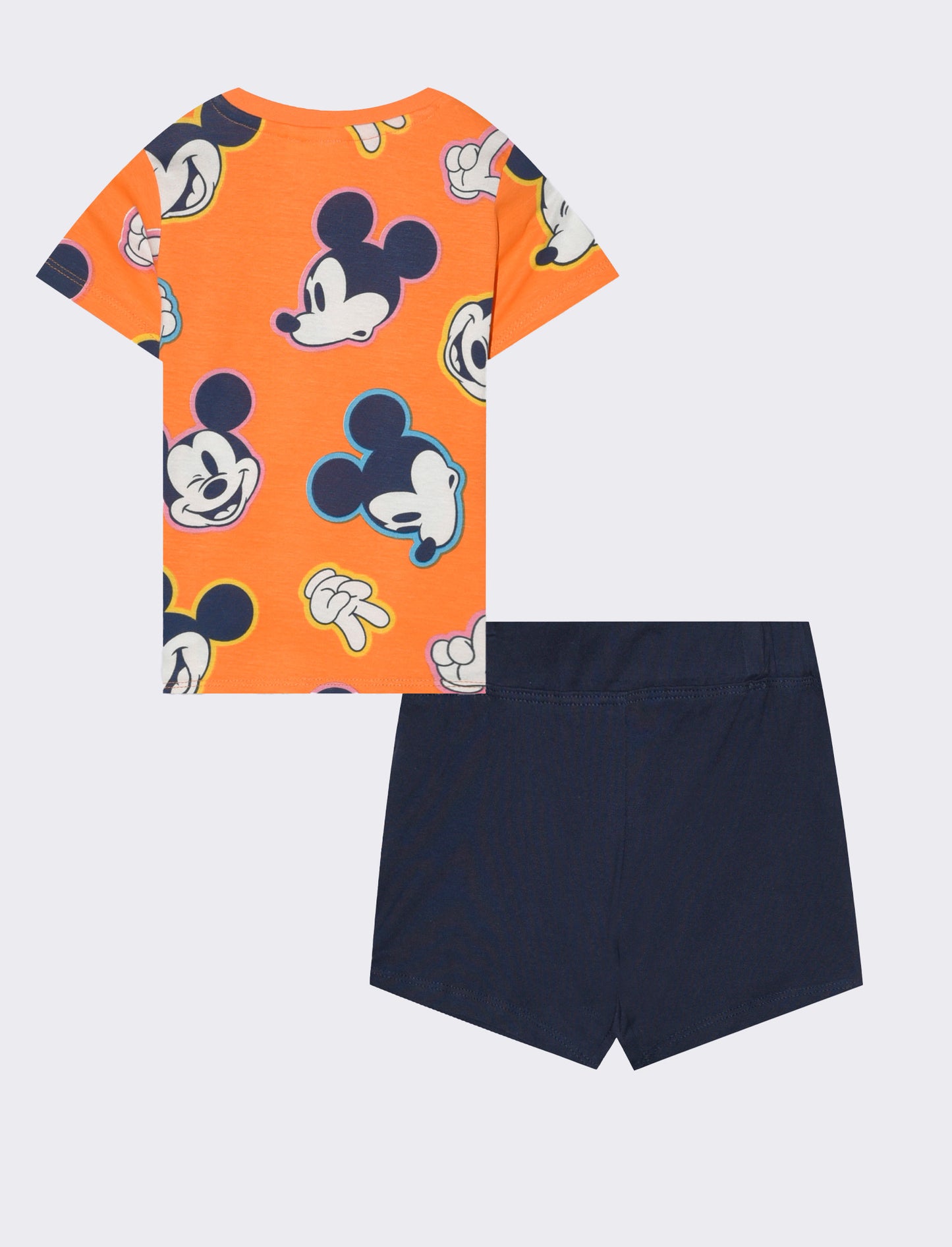 Completo Disney con personaggi da neonato - Arancio