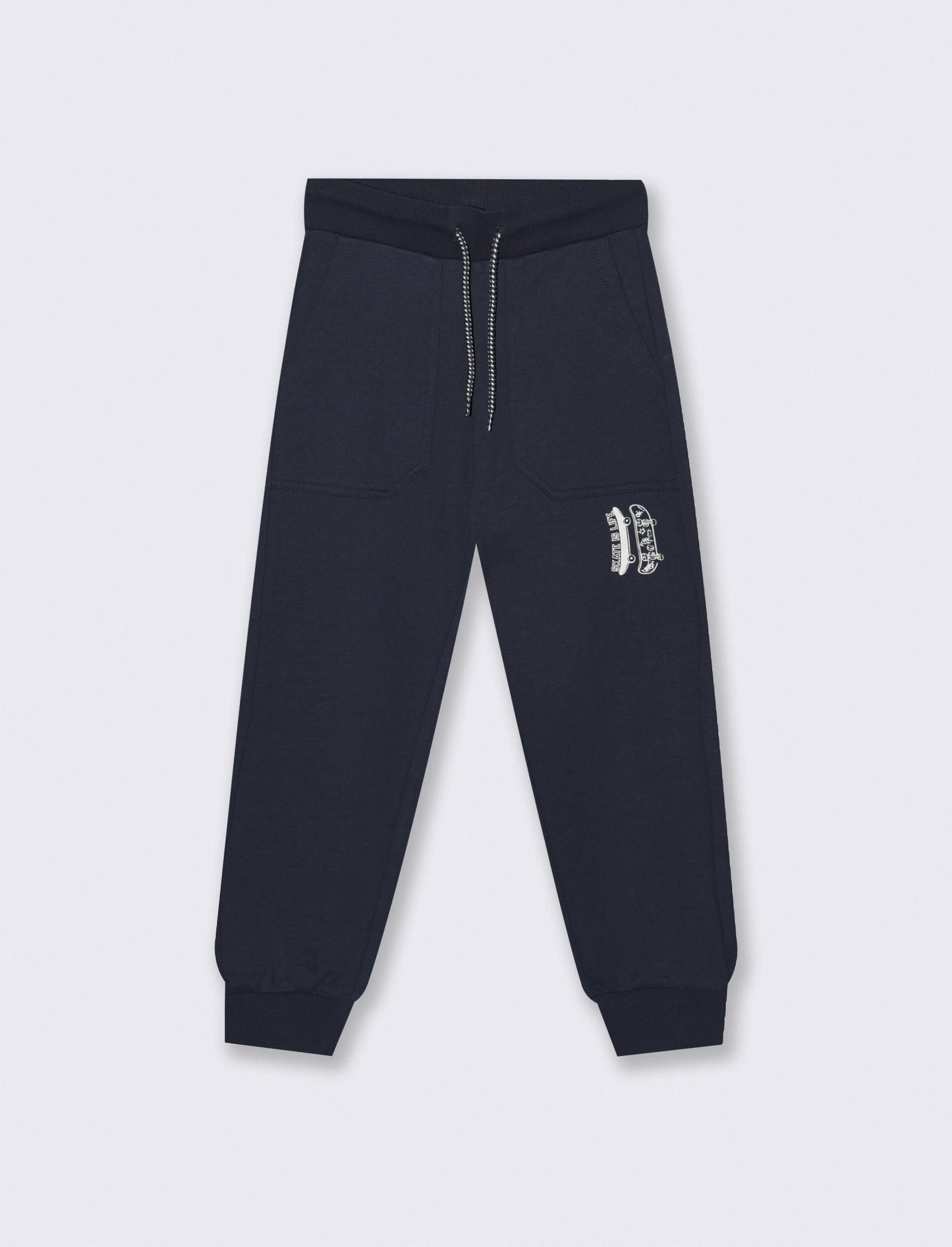 JOGGER CON TASCHE - Blu