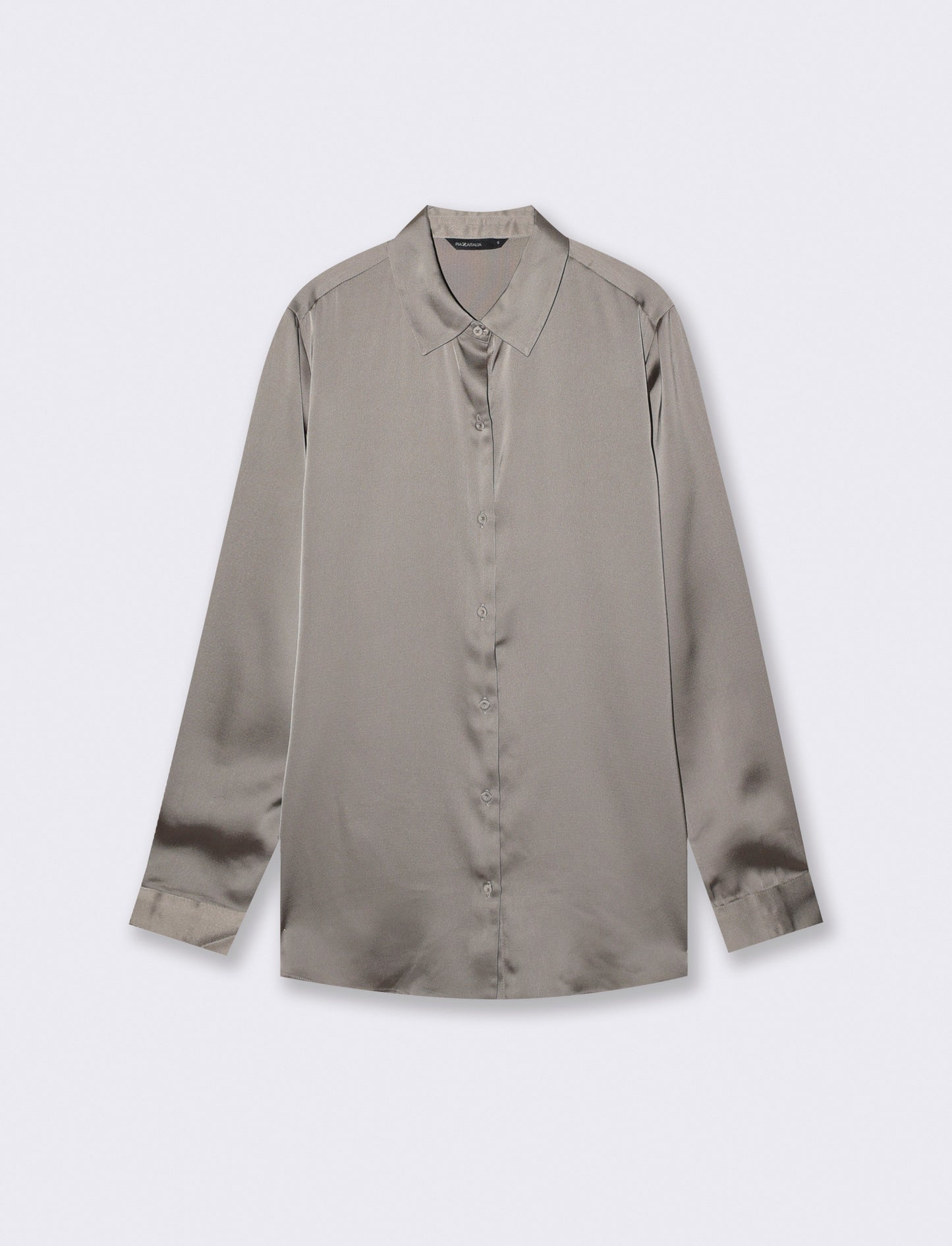 Camicia manica lunga - Grigio tortora