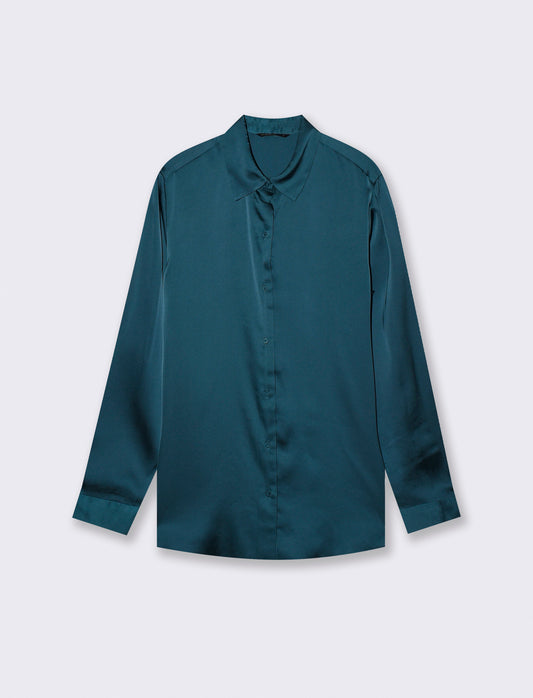 Elegant and Versatile Long Sleeve Shirts - Green