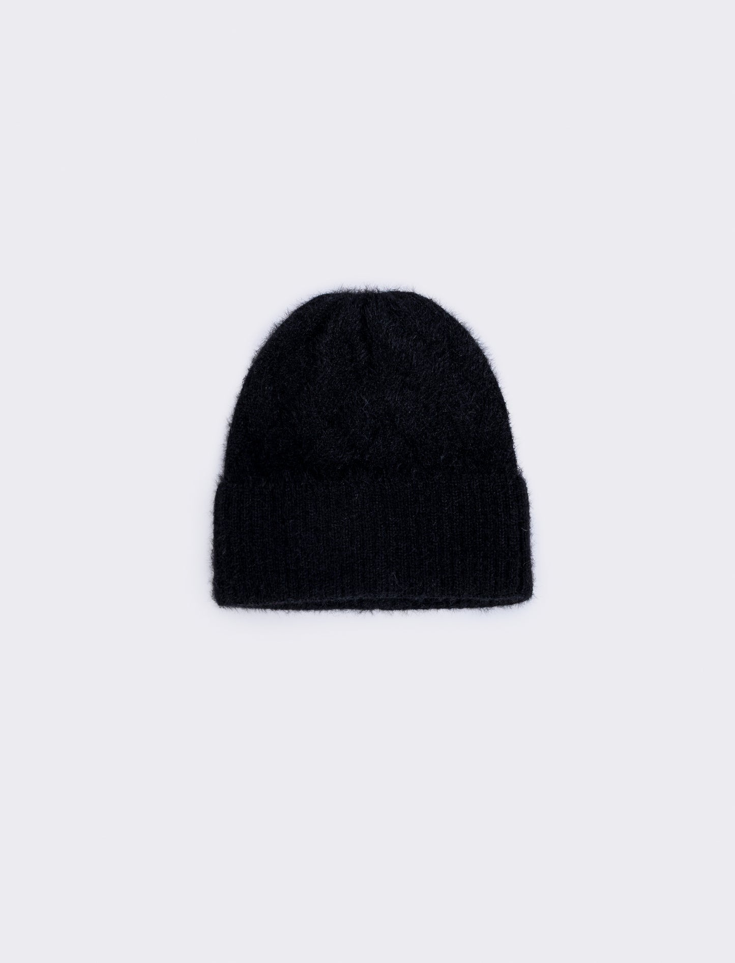 Ribbed Cuff Beanie - Black