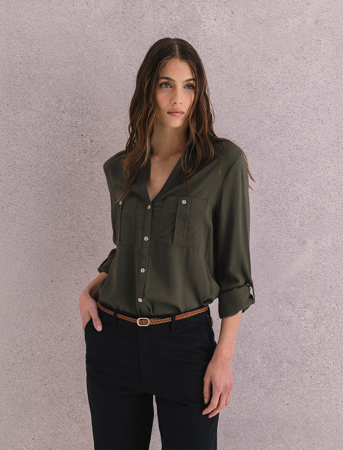 CAMICIA CON TASCHE - Ve.milit.