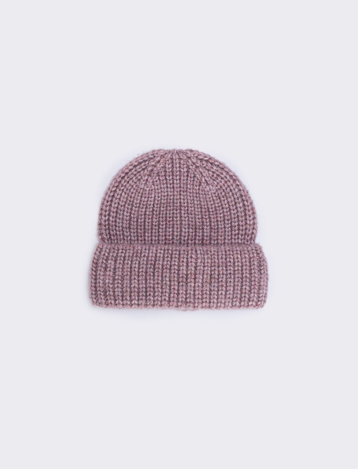 Cuffed hat with wide braid - Pink