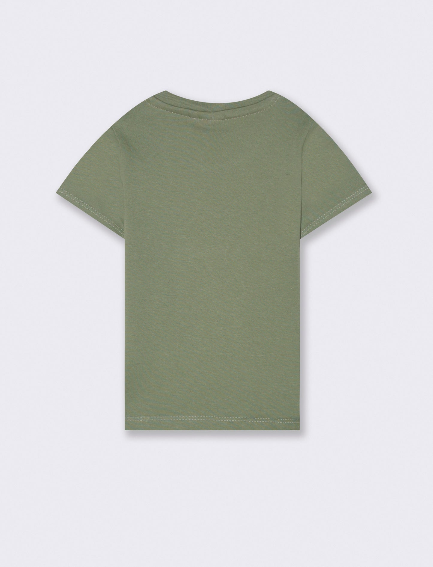 T-shirt con stampa Re Leone da neonato - Verde