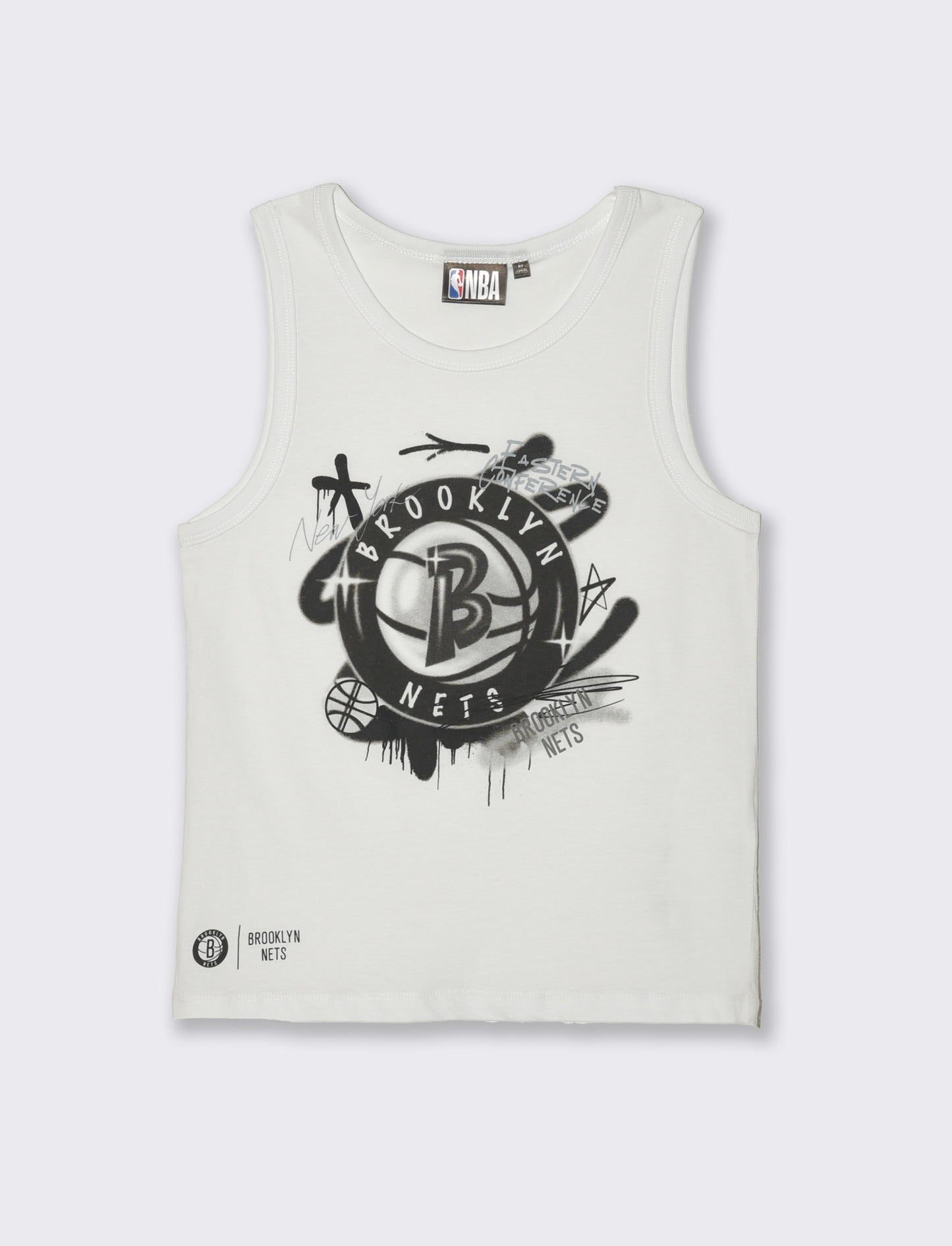 Canotta in cotone NBA da bambino - Bianco