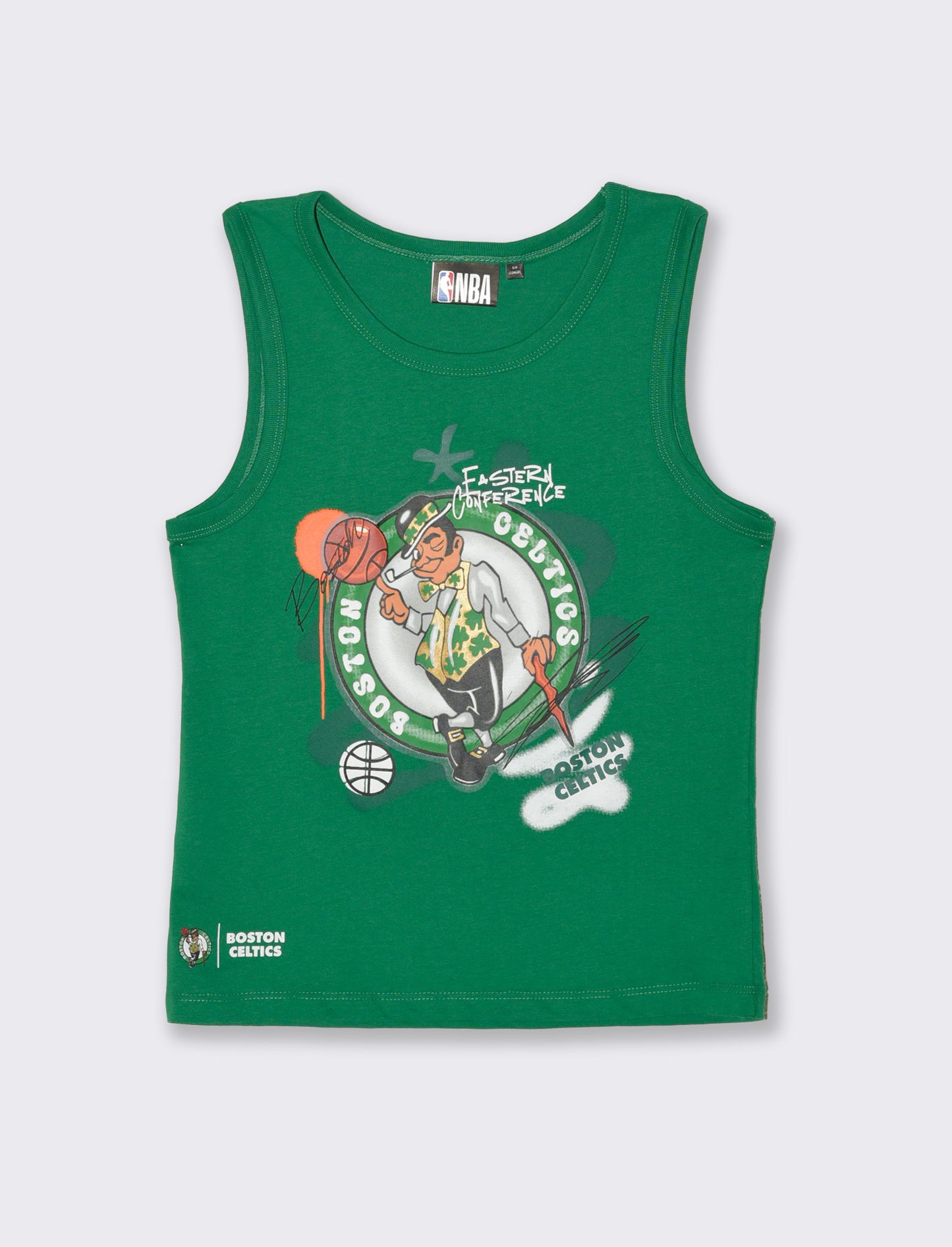 Canotta in cotone NBA da bambino - Verde
