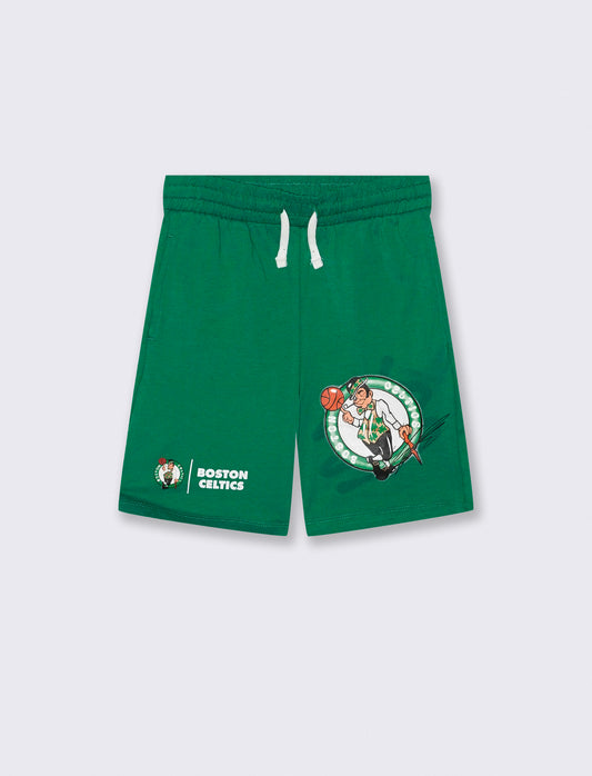 Bermuda con stampa NBA da bambino - Verde