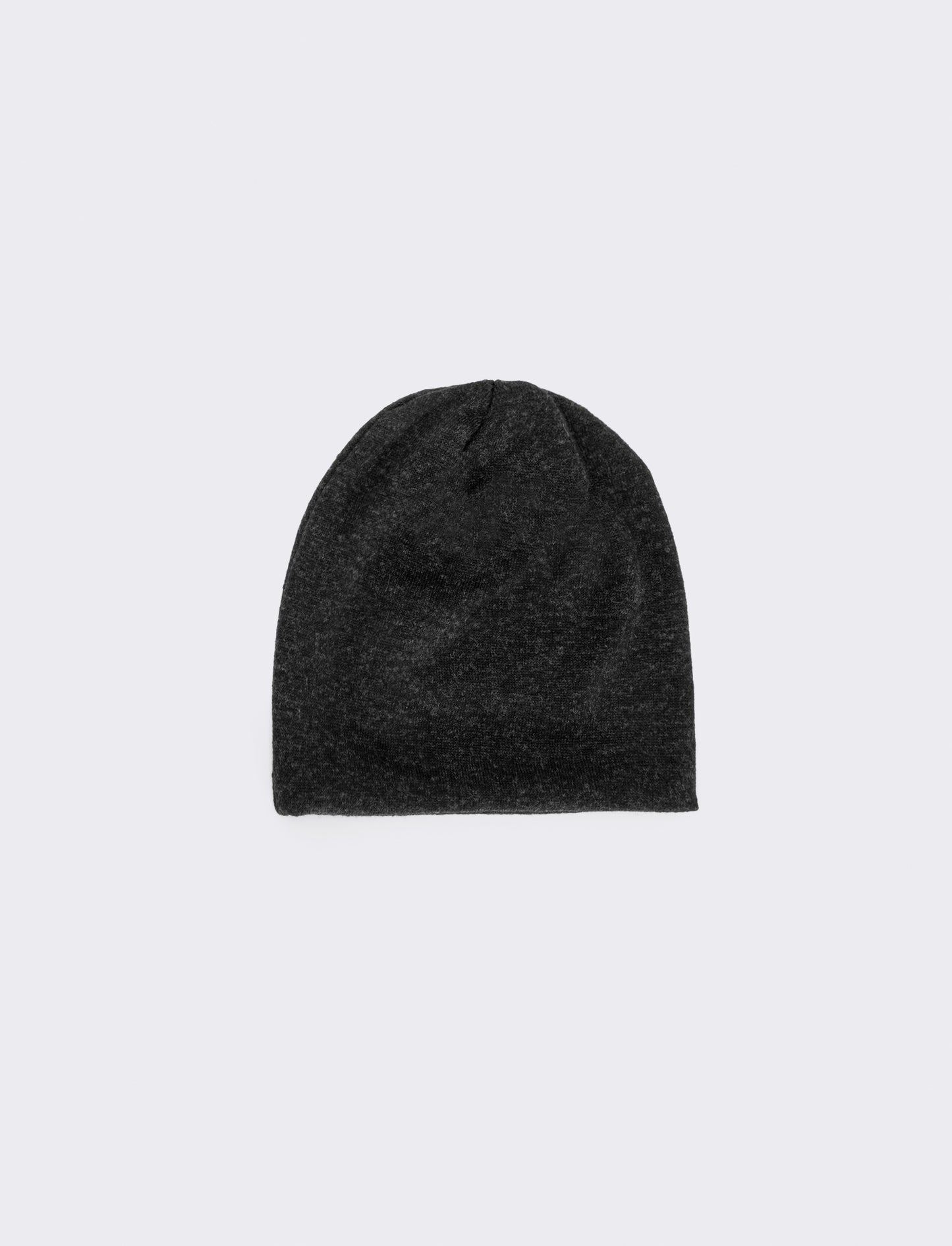 Cuffia melange in maglia - Nero