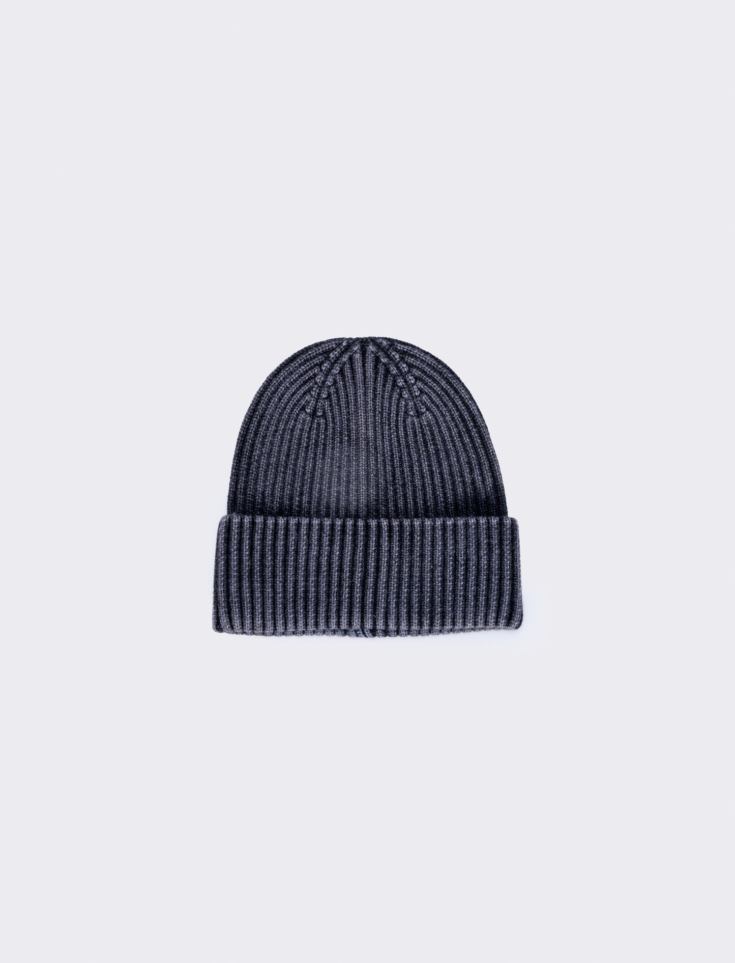 Cappello a costine delavè - Nero