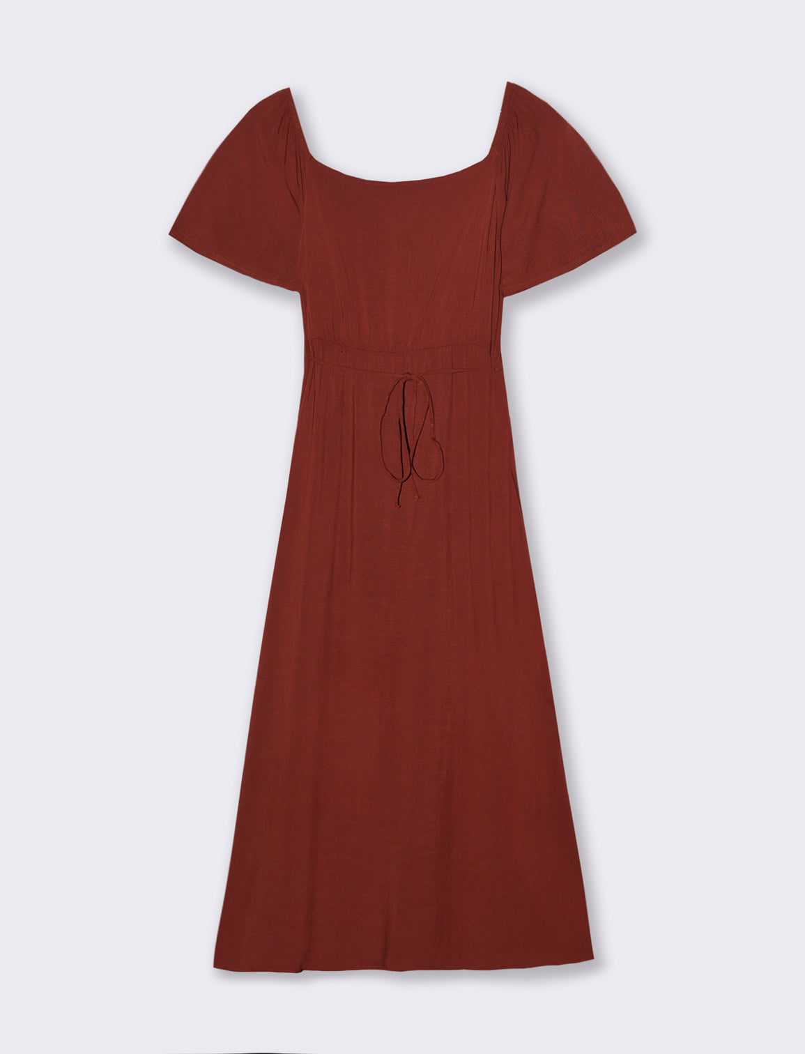 VESTITO LUNGO - Marrone bruciato