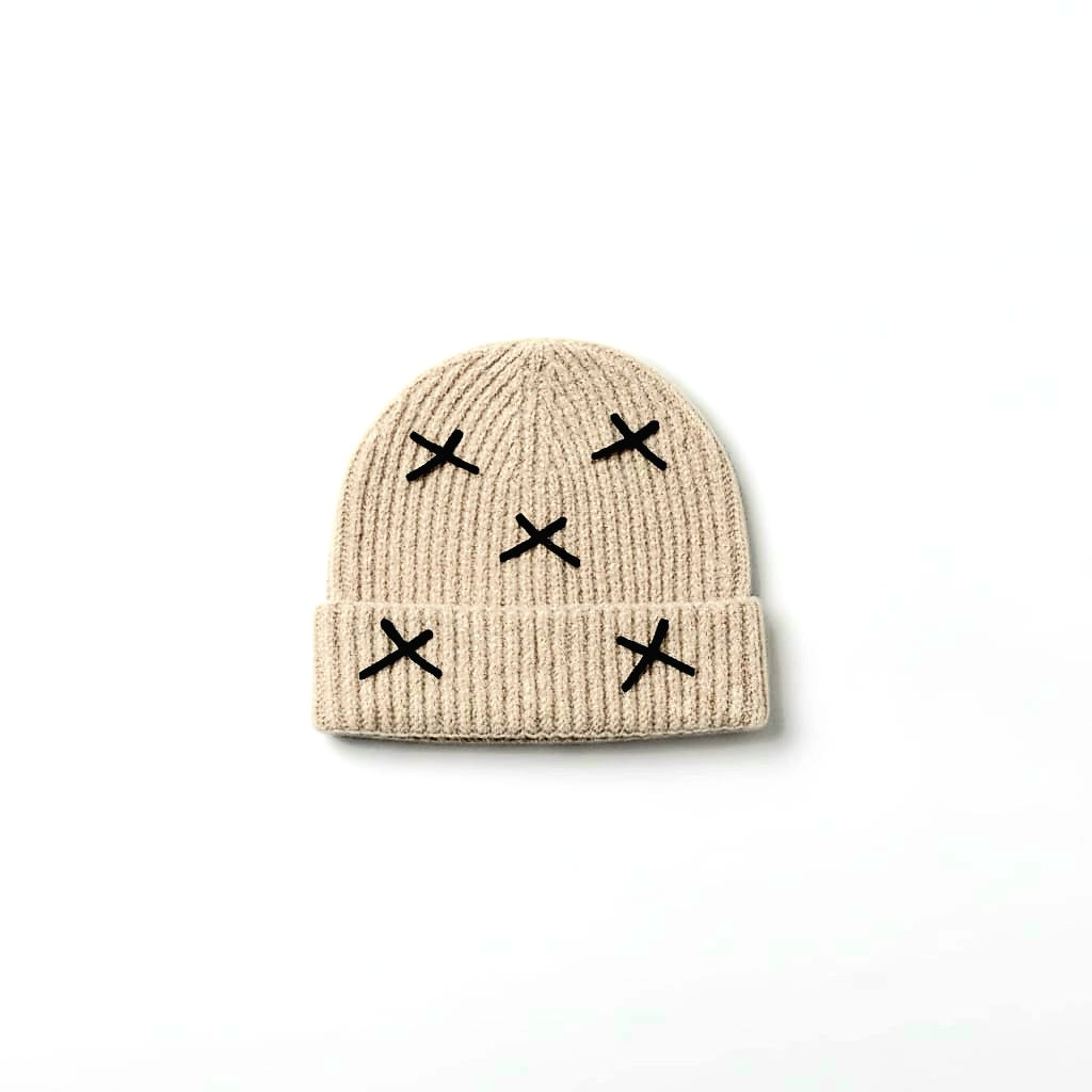 Elegant Bow Hat - Beige
