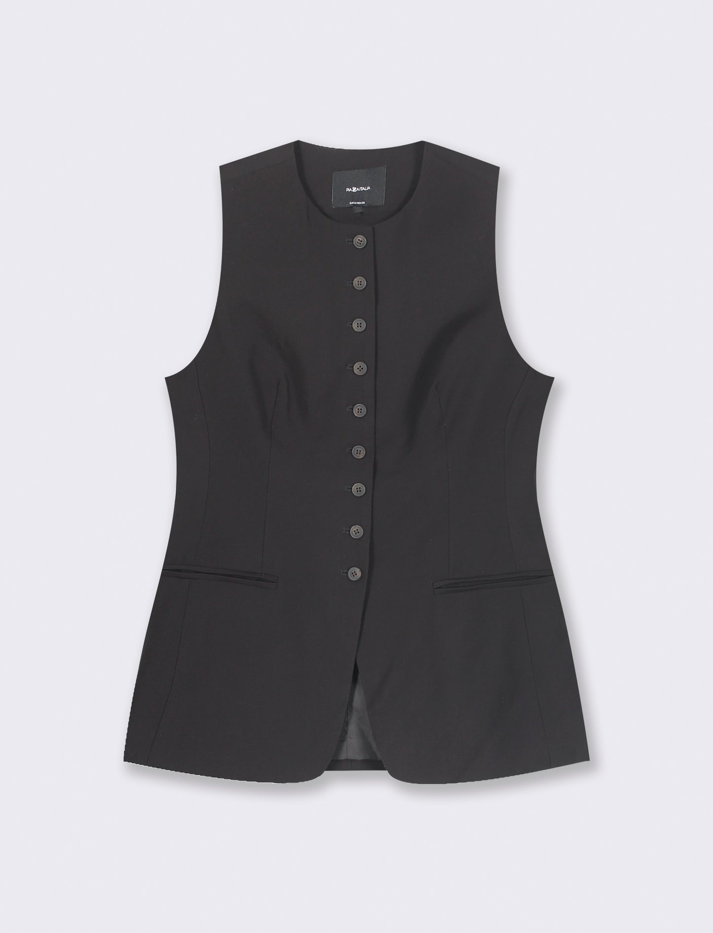 GILET LUNGO - Nero