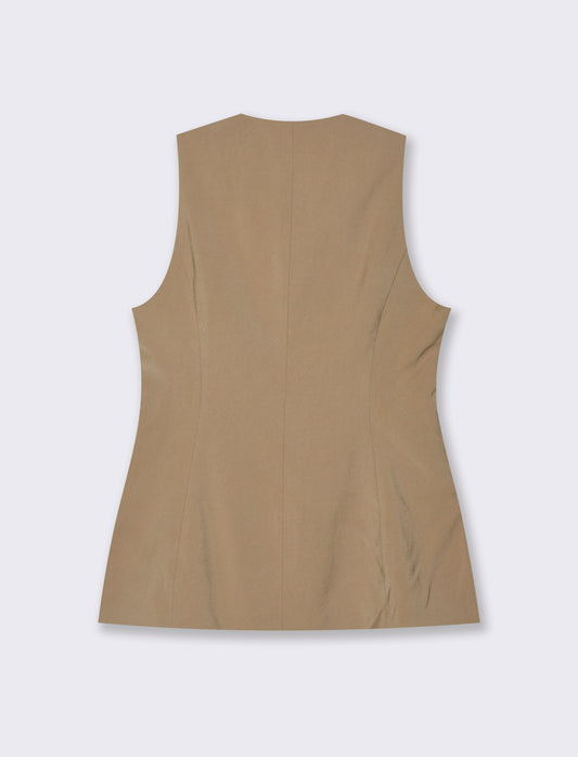 GILET LUNGO - Kaky 1