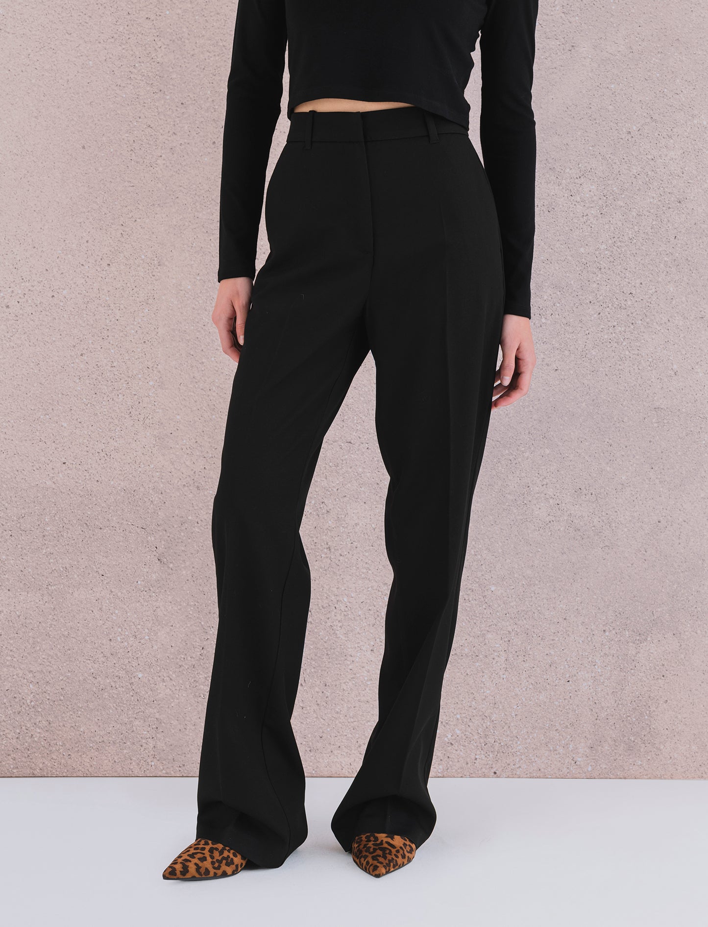 PANTALONE chiusura zip - Nero